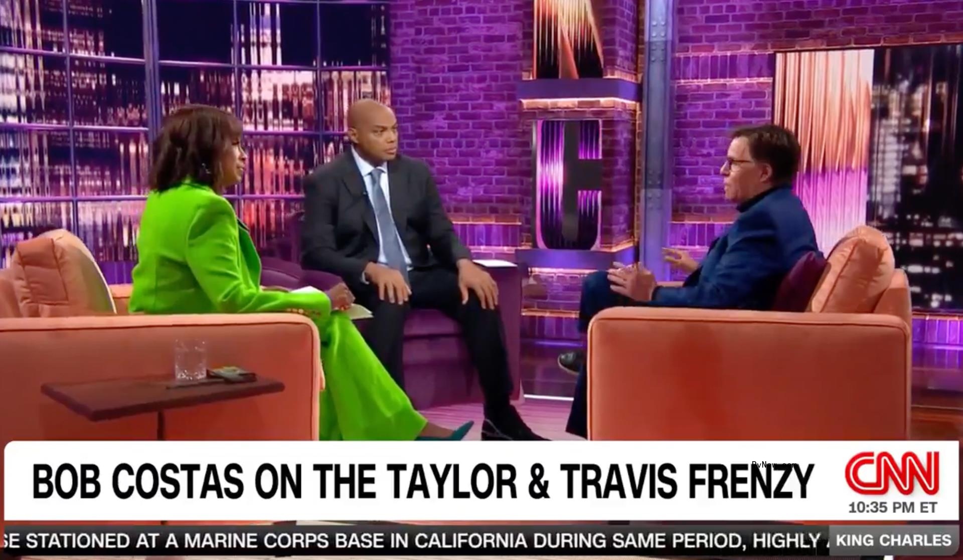 Charles Barkley and Gayle King on 