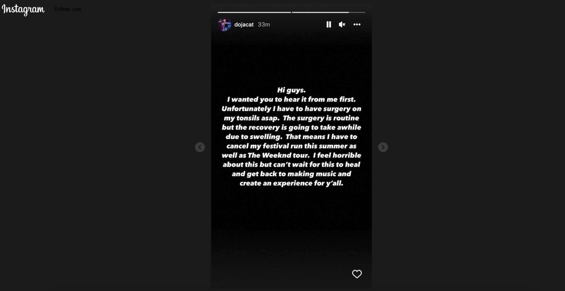 Doja Cat Pulls Out of the Weeknd’s Stadium Tour, Festival Concerts