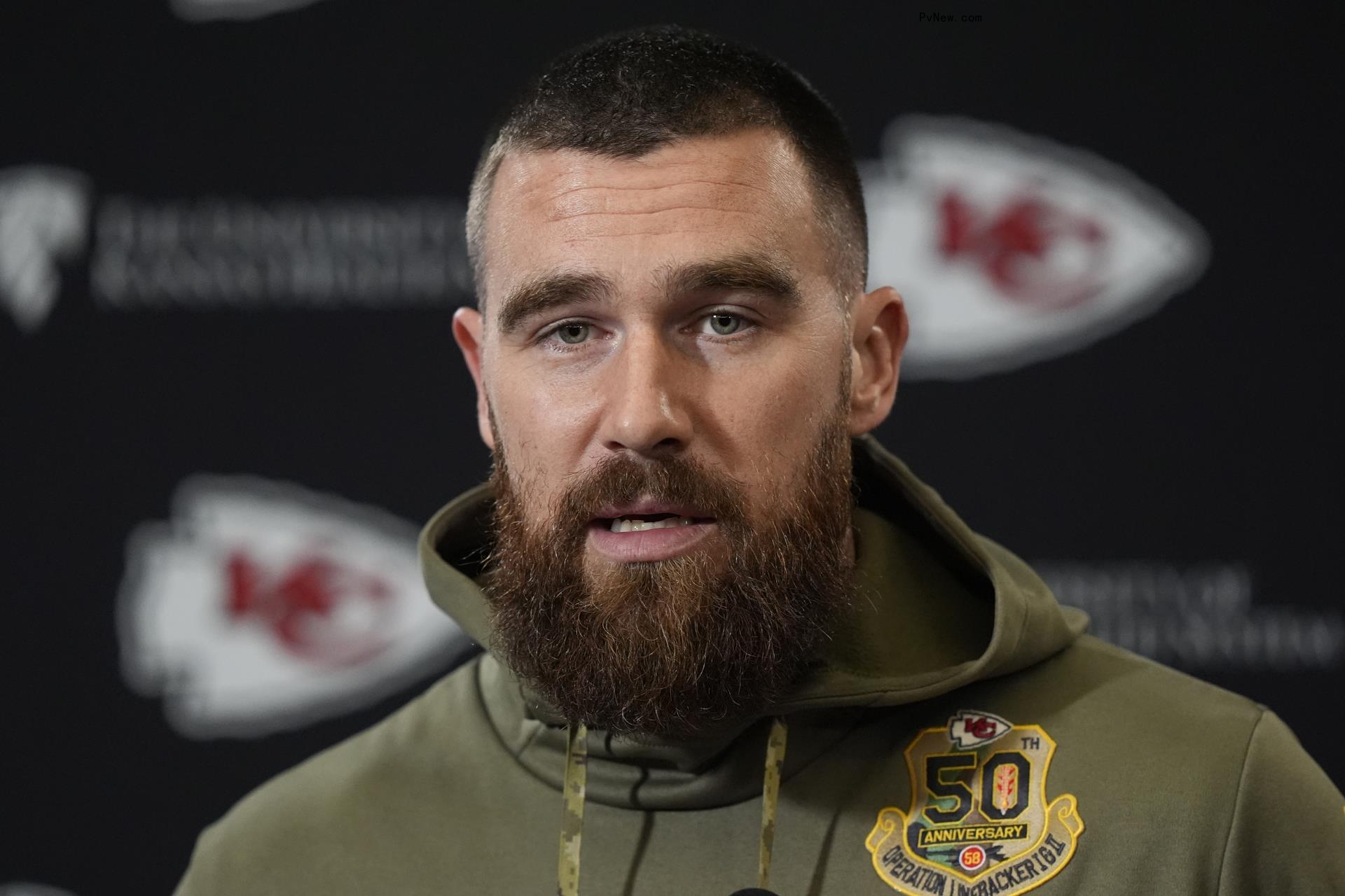 Travis Kelce press conference.