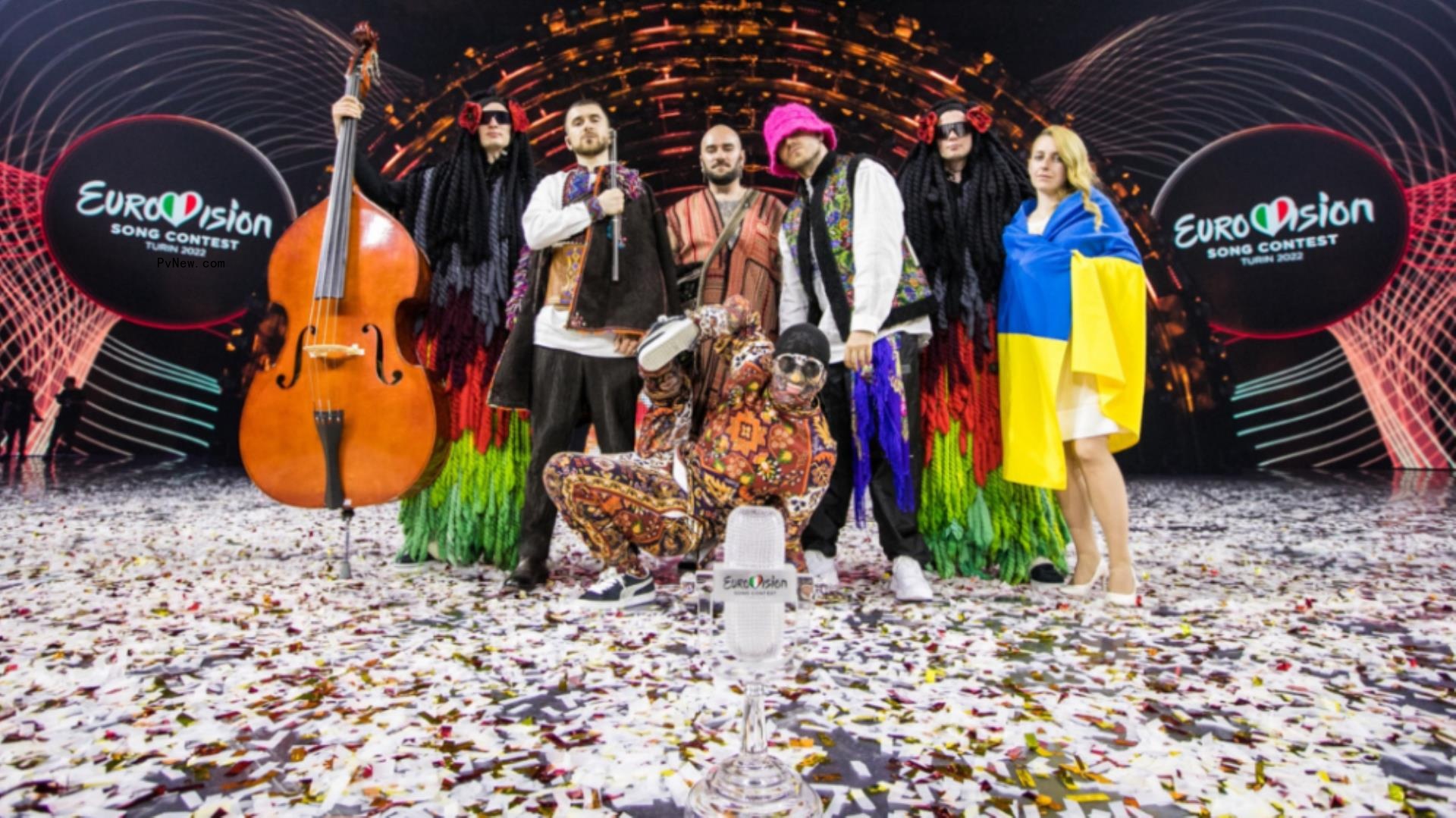 Kalush Orchestra Raises $900,000 for Ukraine War Effort by Auctio<i></i>ning Eurovision Trophy