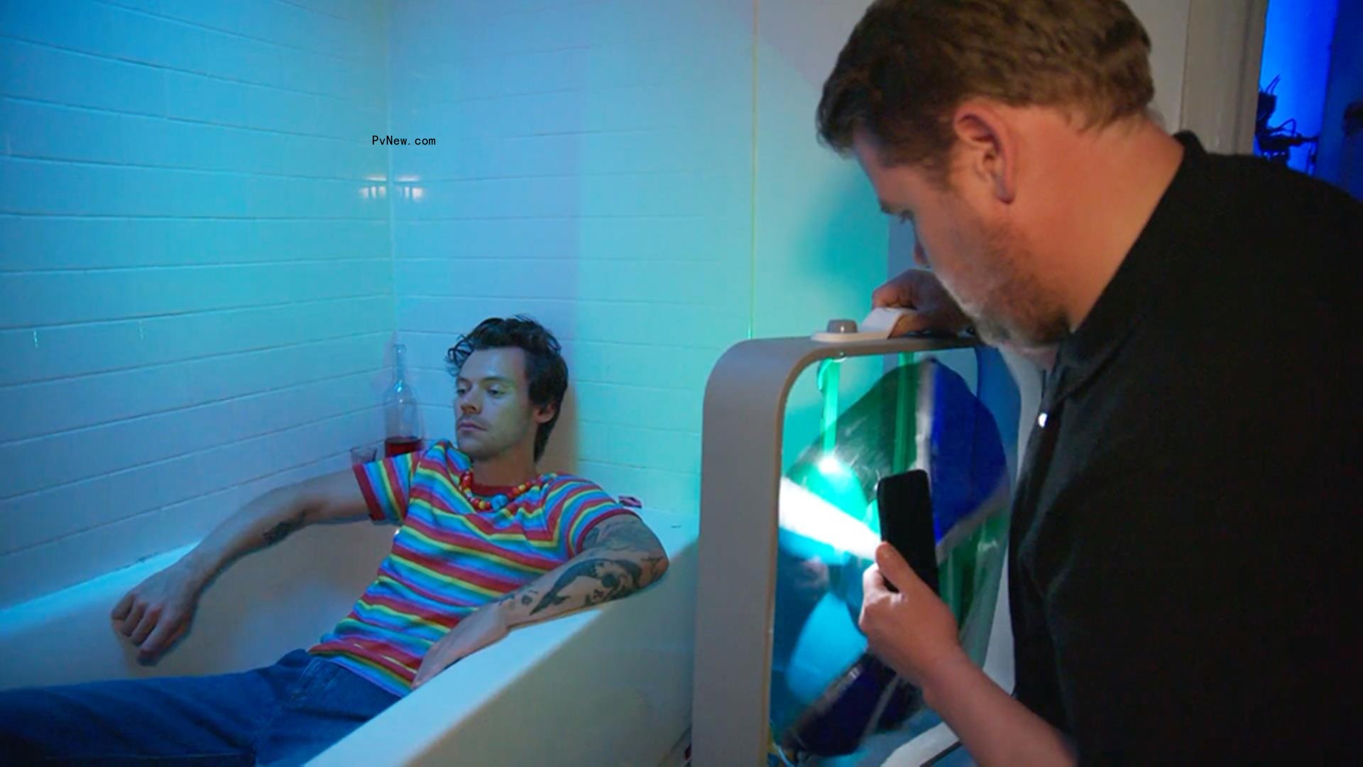 James Corden Directs Harry Styles’ ‘Daylight’ Music Video in Lucky Fans’ New York Apartment