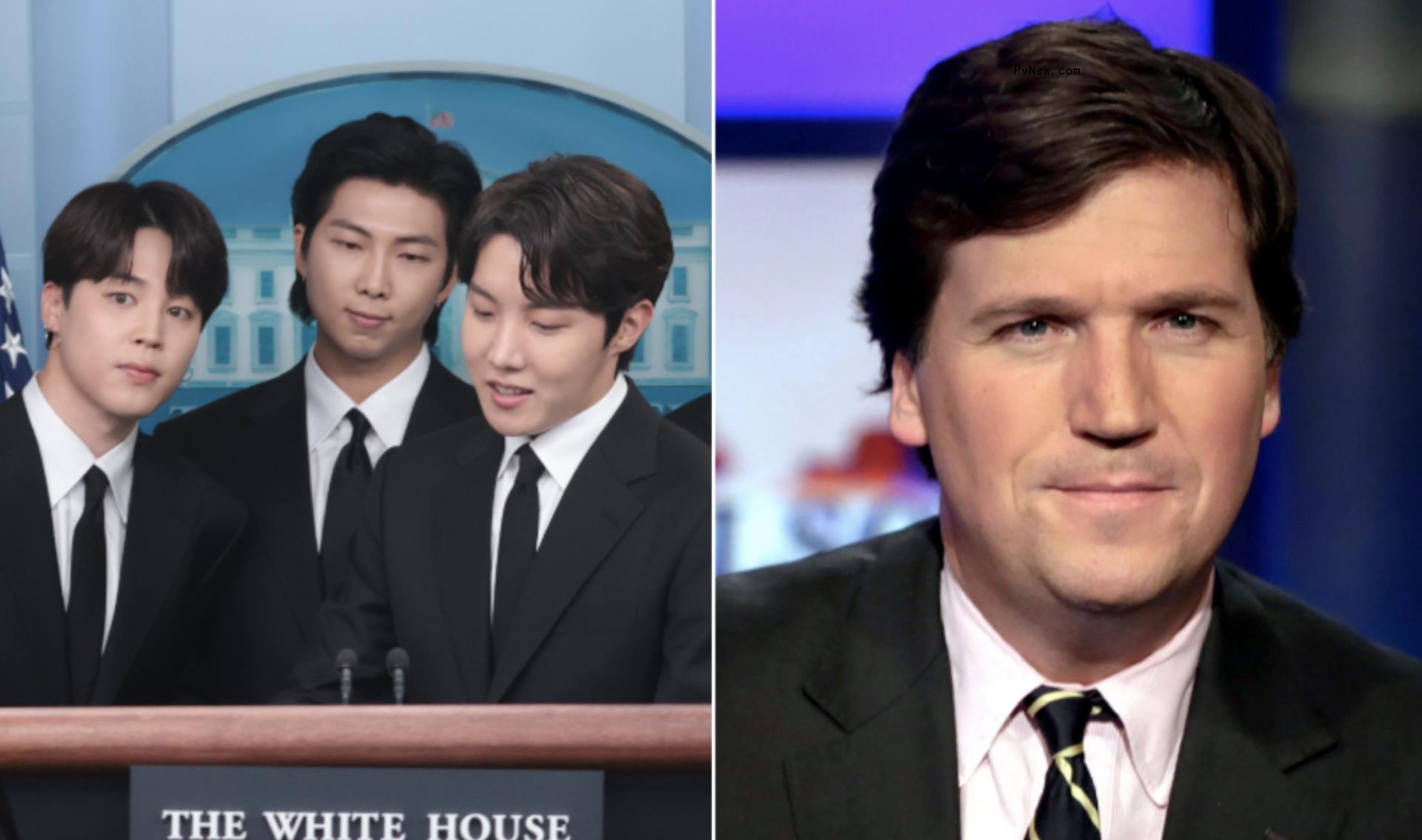 BTS Army Fights Back Against Tucker Carlson After He Slams K-Pop Group’s White House Appearance