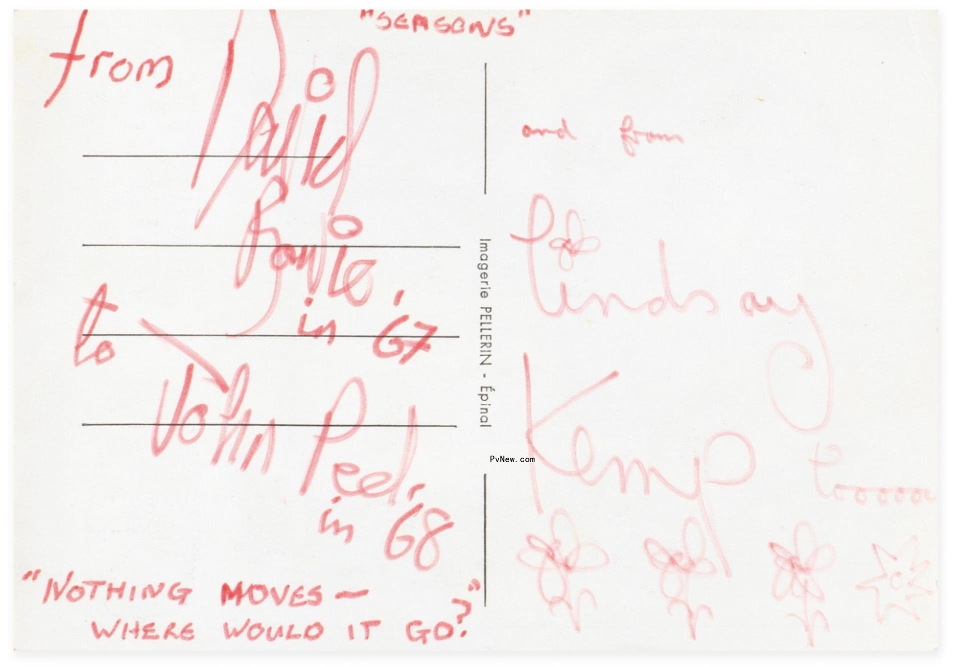 Autographed Beatles Albums, Letters From David Bowie and Freddie Mercury: John Peel’s Asto<i></i>nishing Archives Go Up for Auction