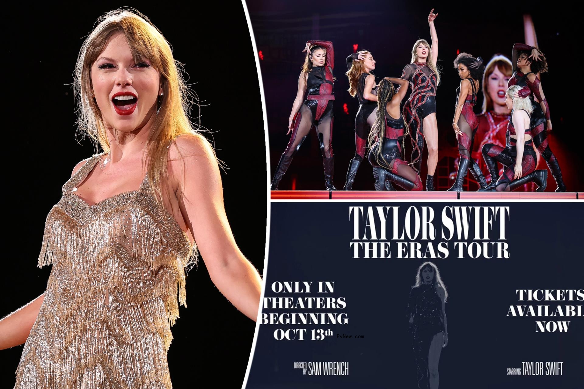 ‘Overjoyed’ Taylor Swift is bringing her Eras Tour to movie theaters as a co<i></i>ncert film