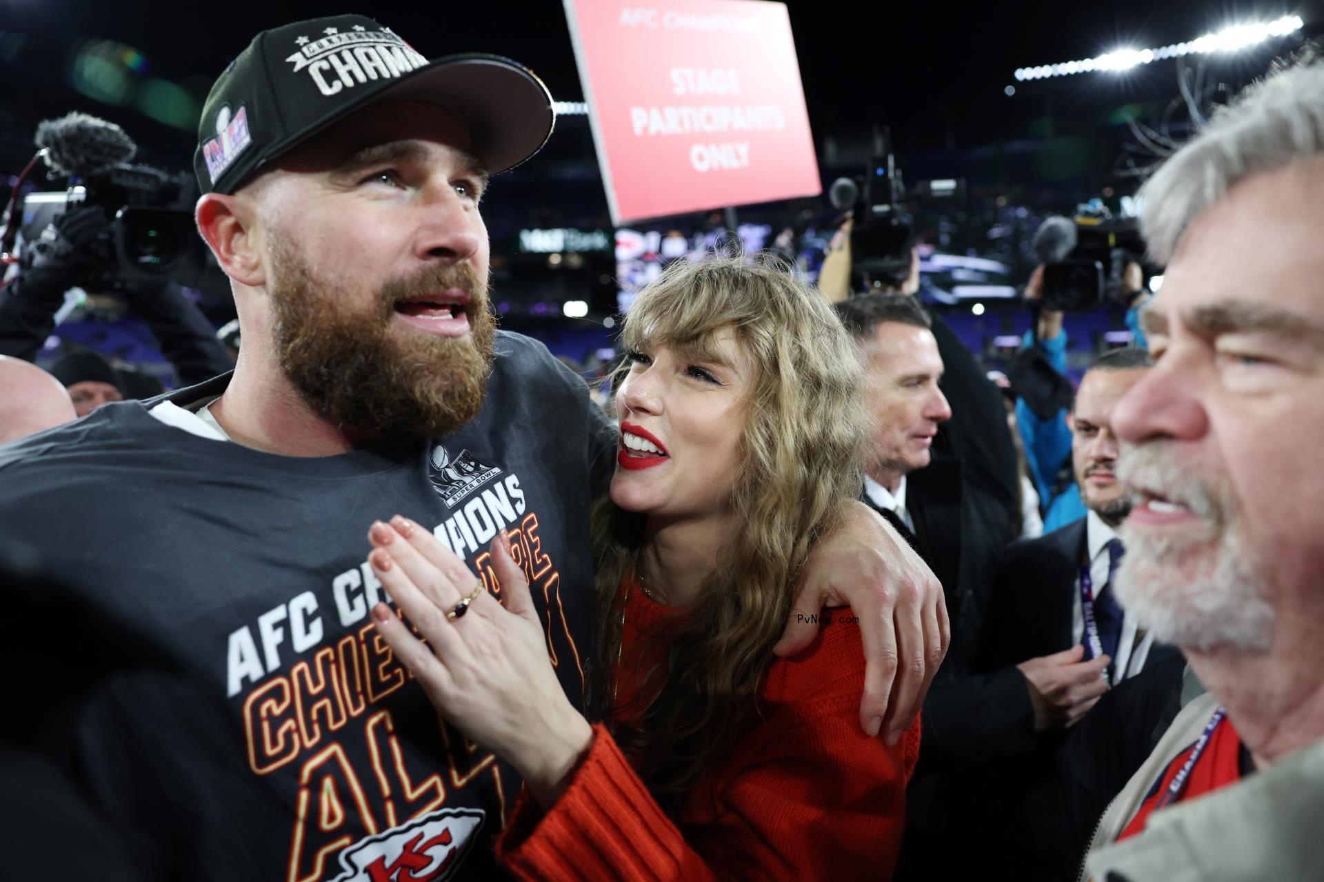 Jason Kelce’s BFF Lane Johnson reveals the Eagles center’s first impression of Taylor Swift