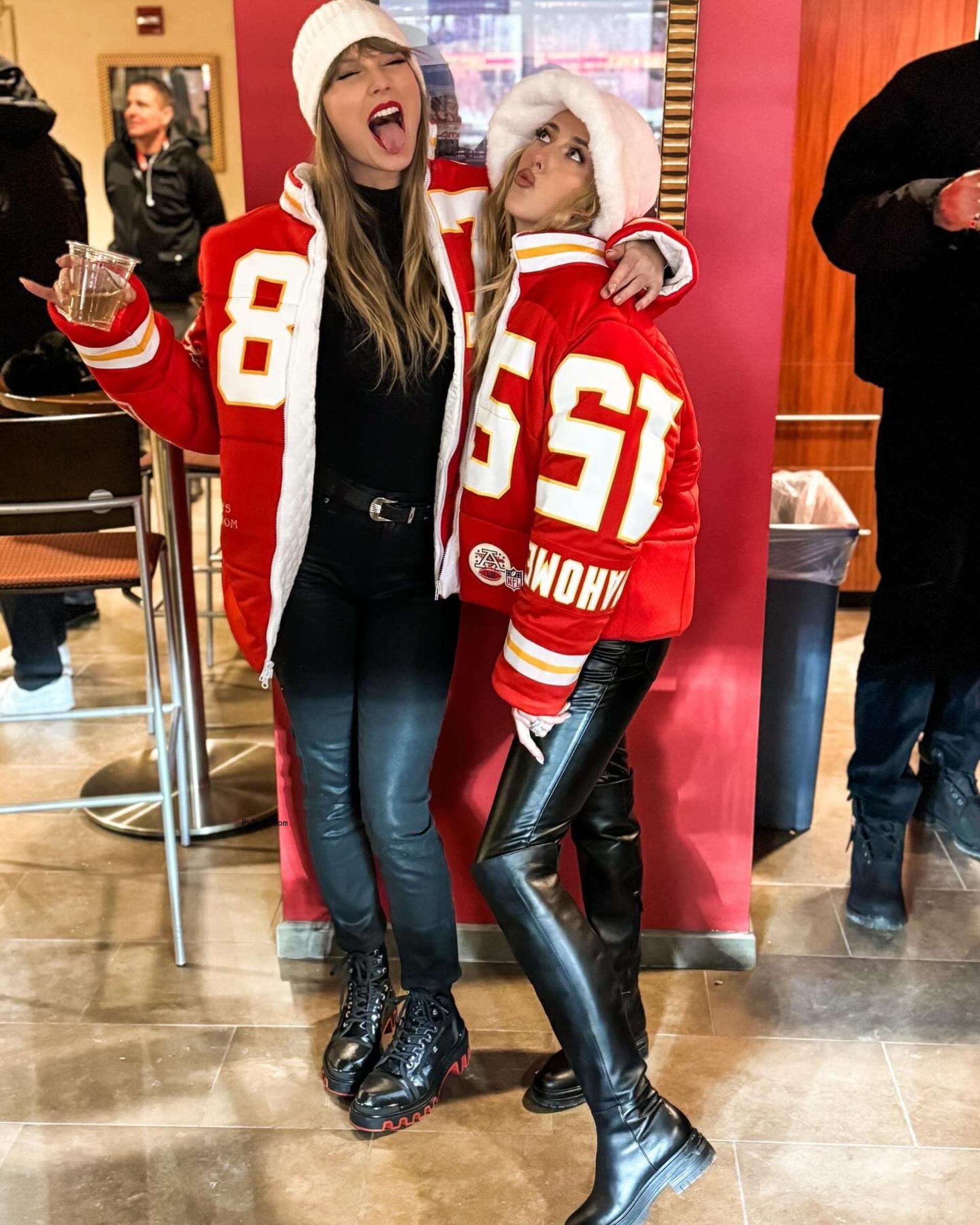 Taylor swift and Brittany Mahomes
