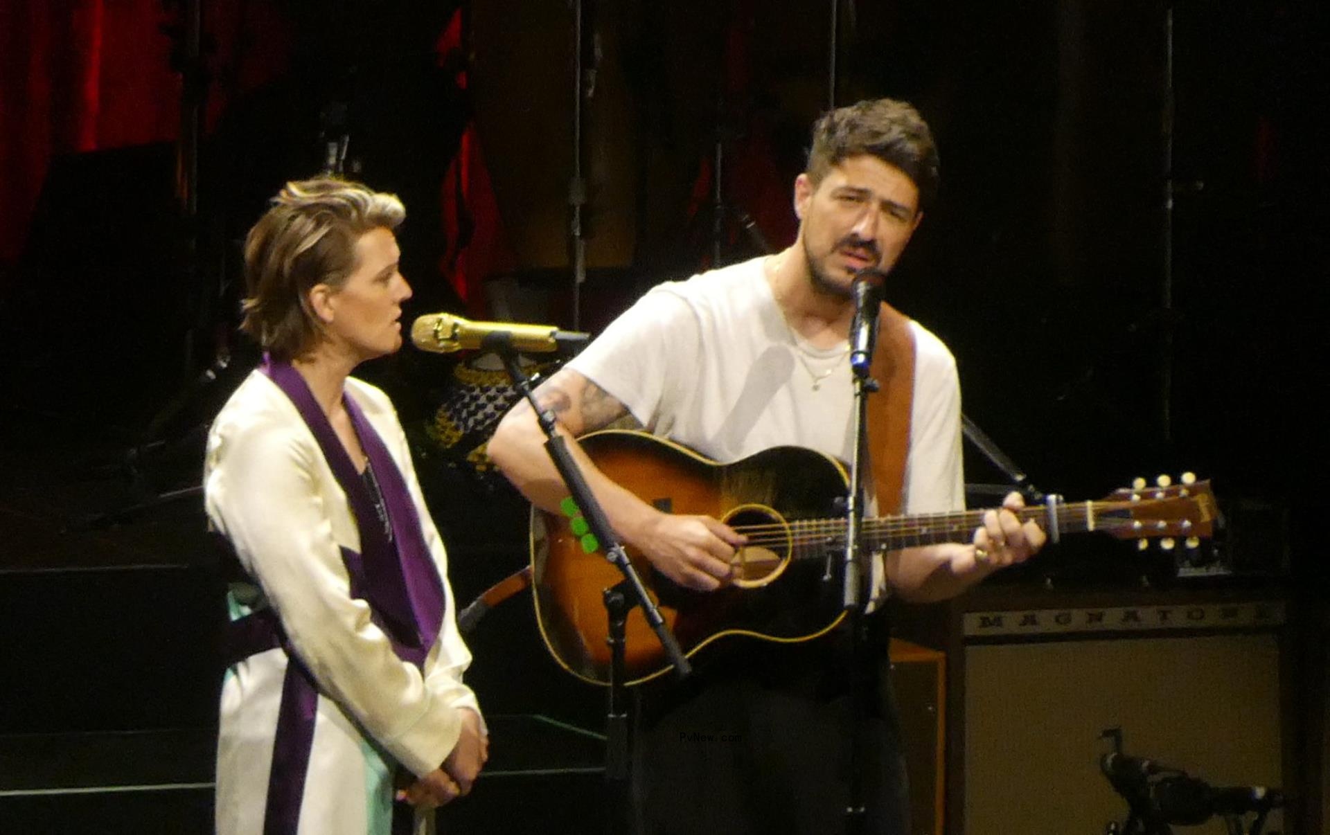Marcus Mumford Declares Band Is Not Breaking Up, as He and Brandi Carlile Offer First Taste of His Solo Album Live