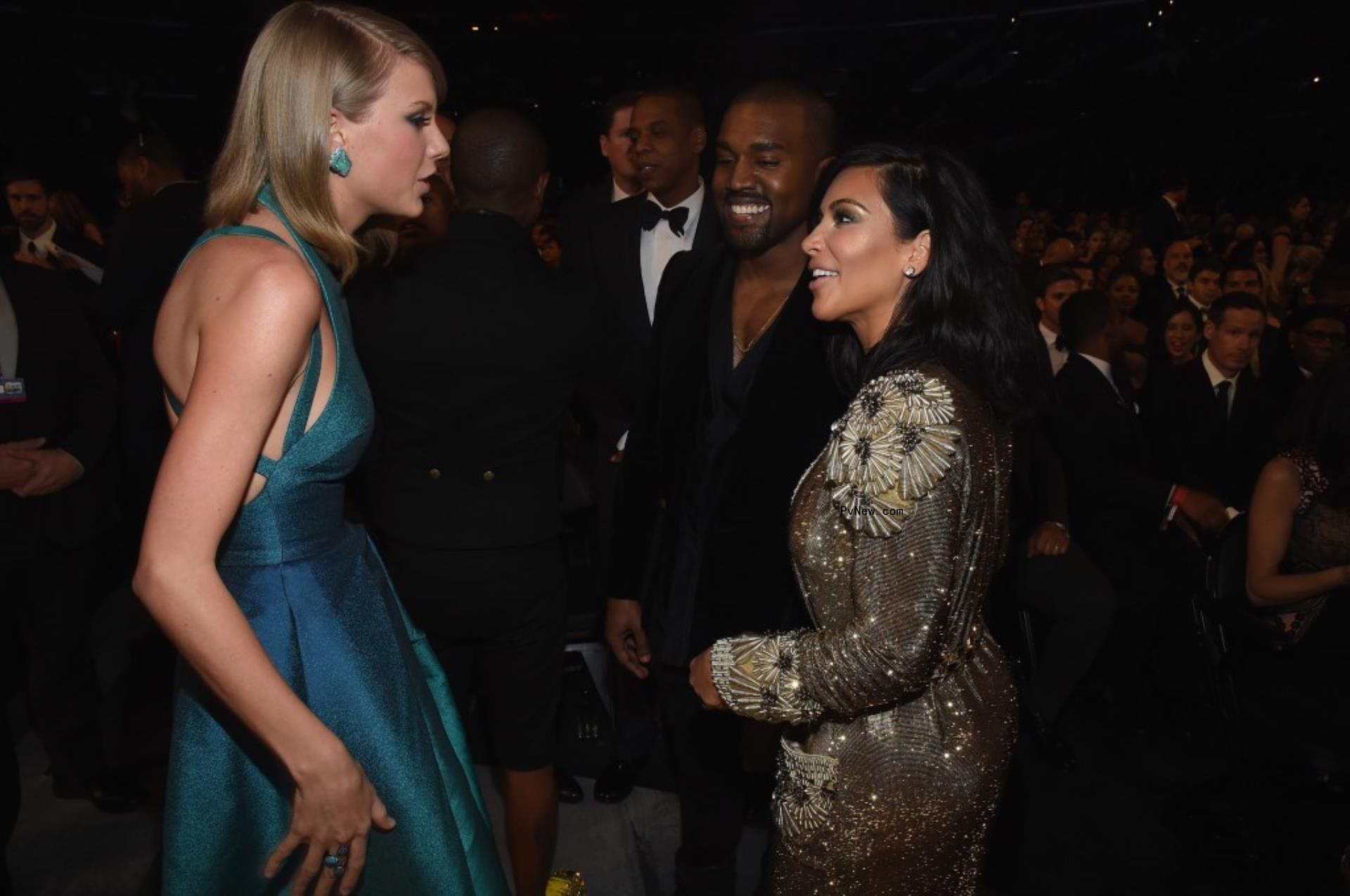 Taylor Swift speaks to Kanye West and Kim Kardashian