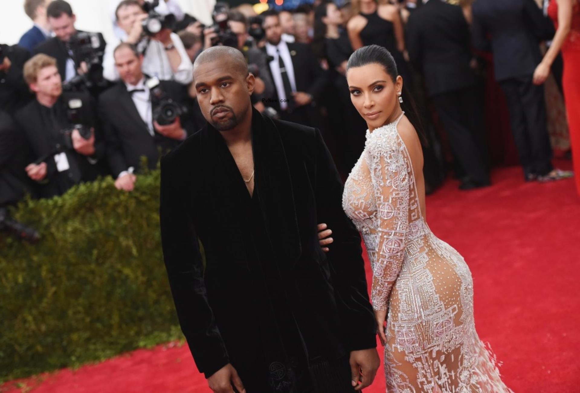 Kanye West and Kim Kardashian Met Gala 2015