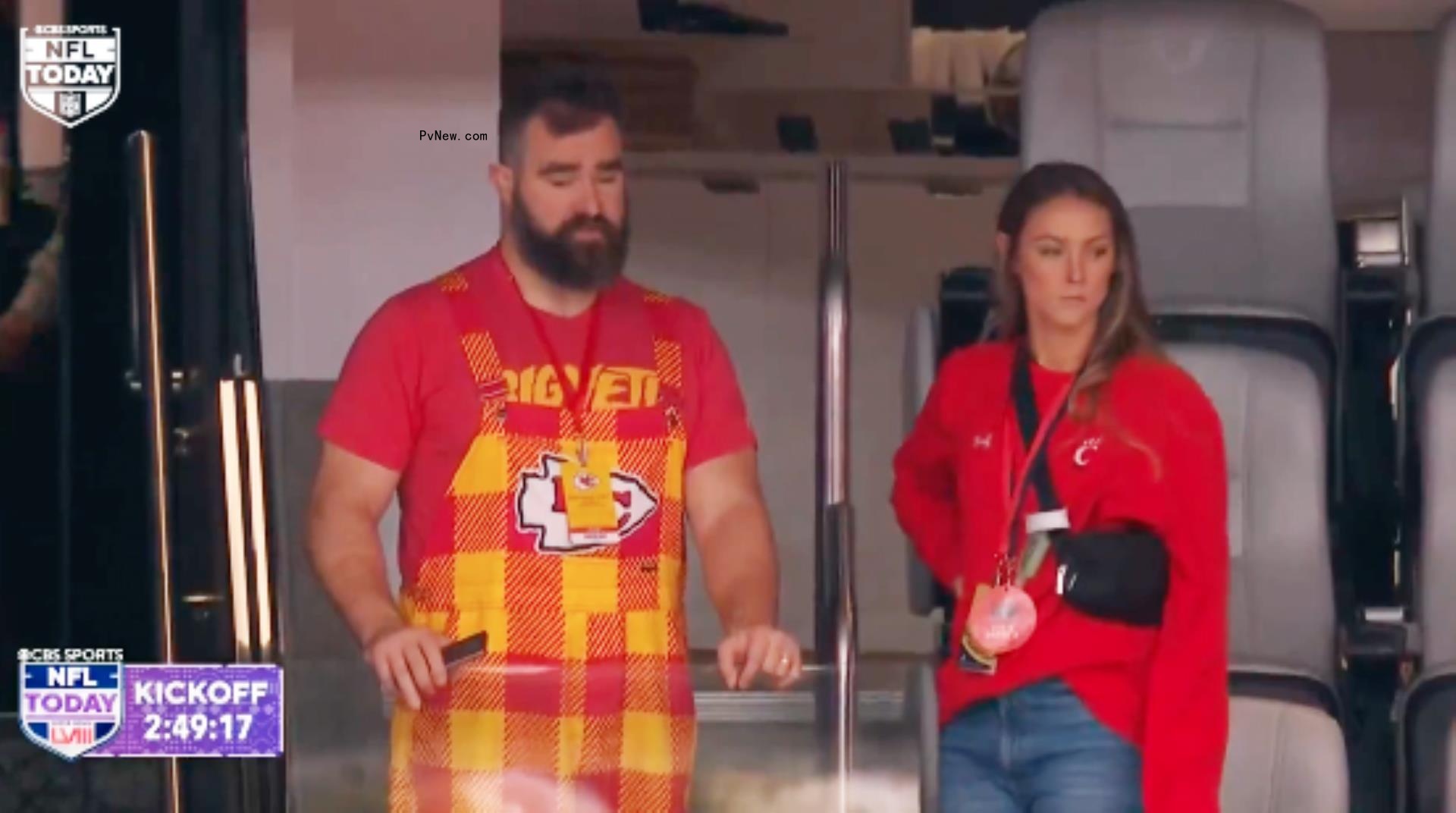 Jason and Kylie Kelce