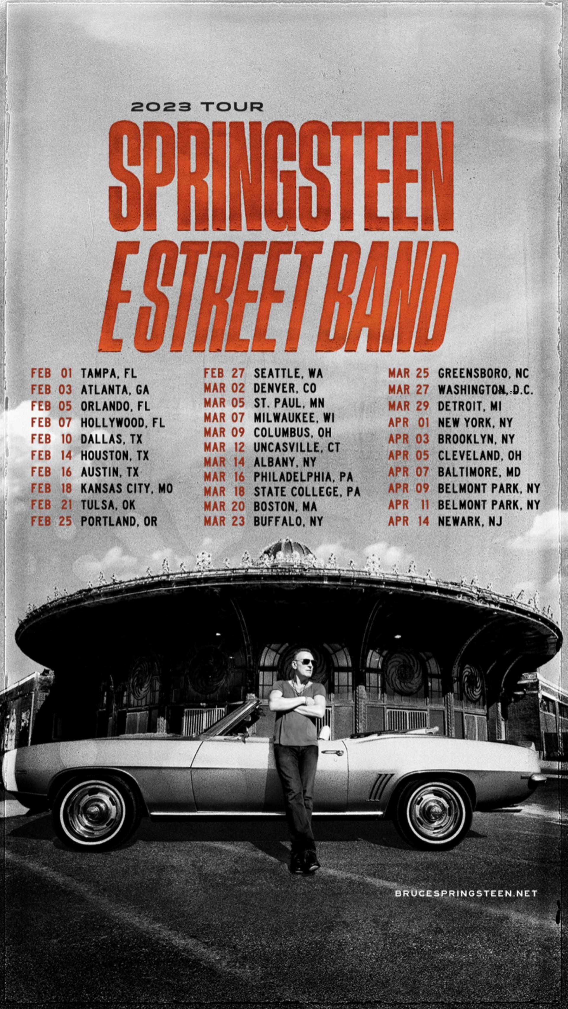 Bruce Springsteen and the E Street Band Reveal 2023 North American Tour Dates