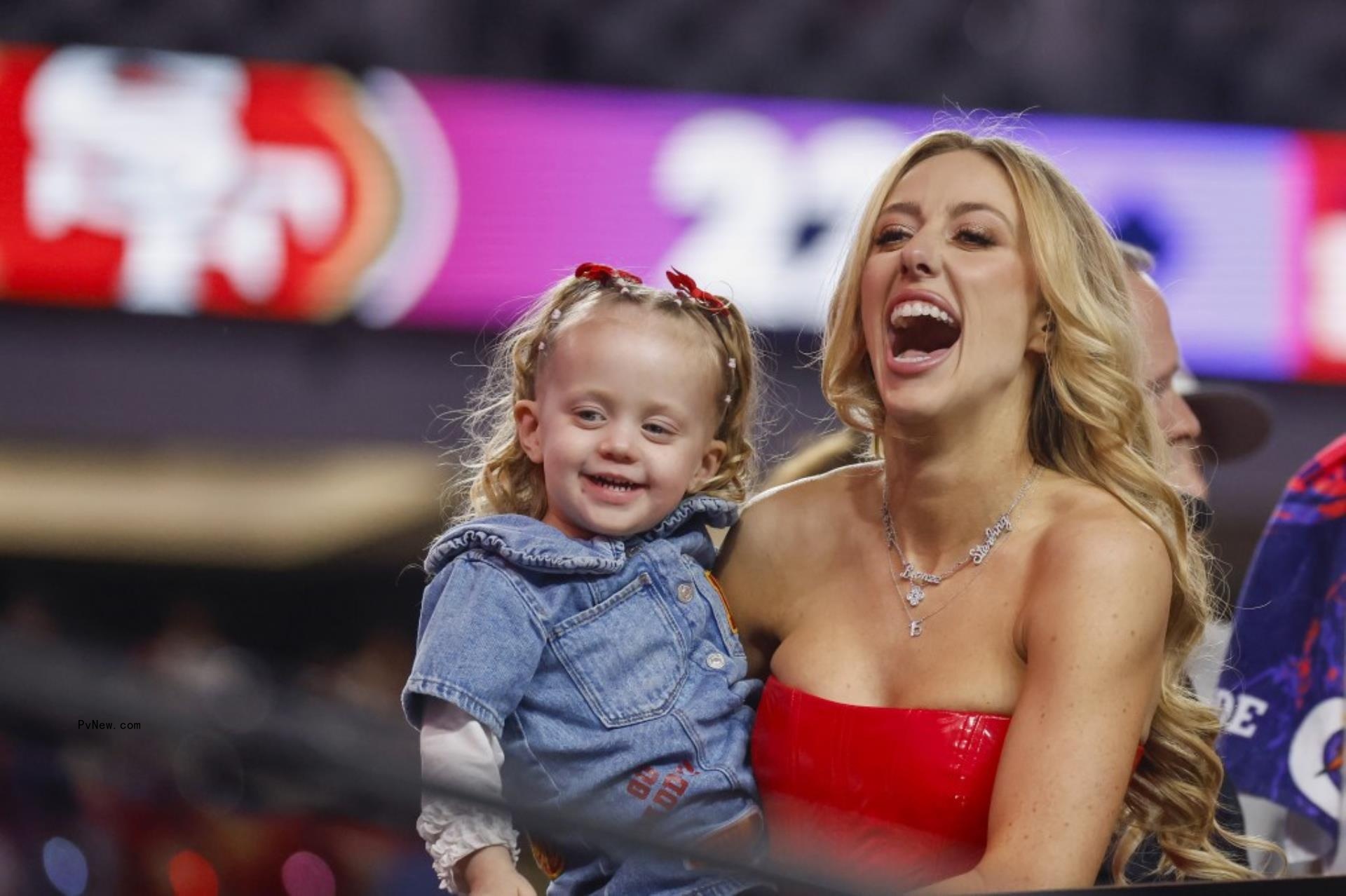 Brittany Mahomes and Sterling Skye Mahomes