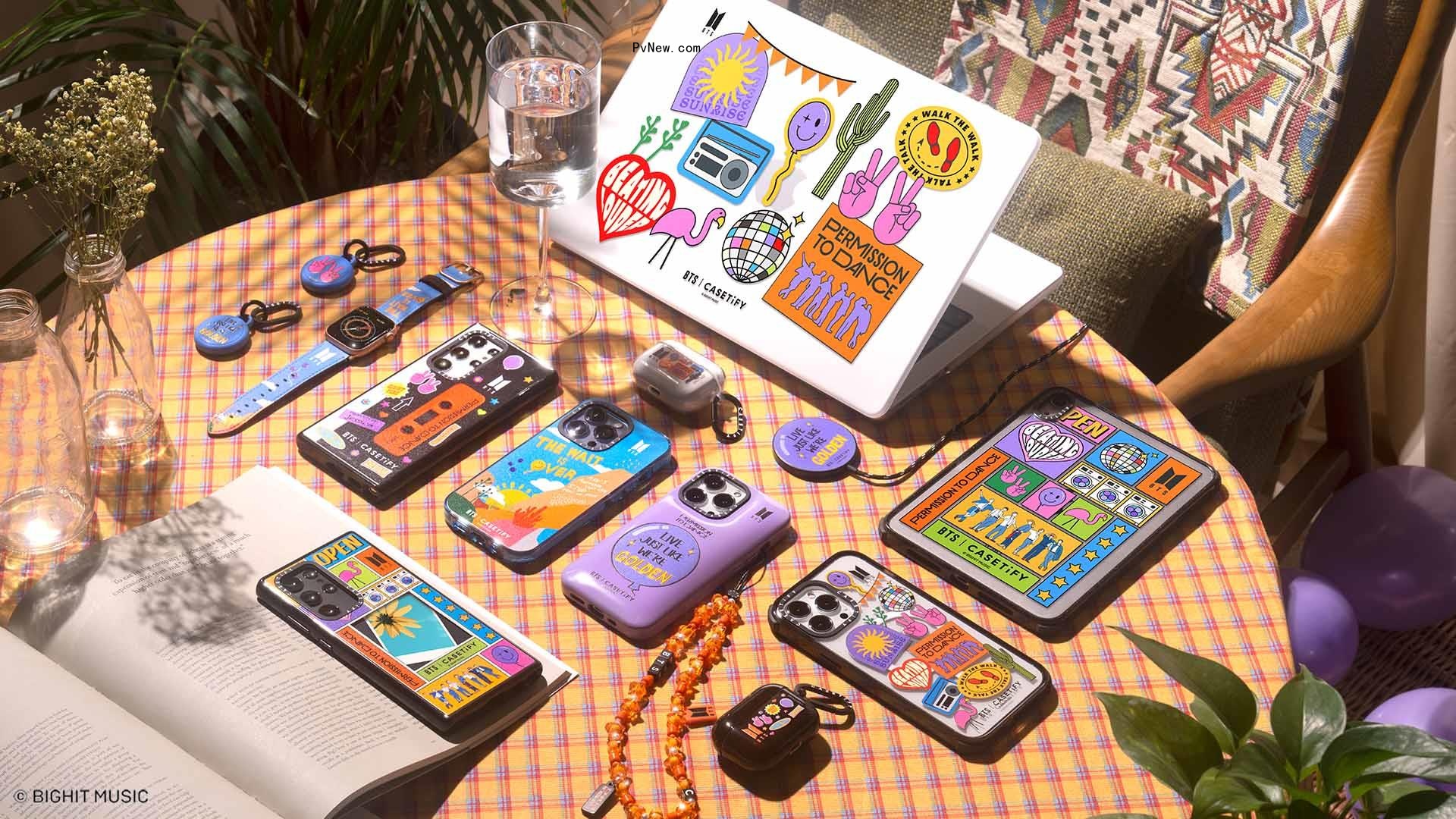 BTS and Casetify Dro<i></i>p ‘Permission to Dance’ Collection