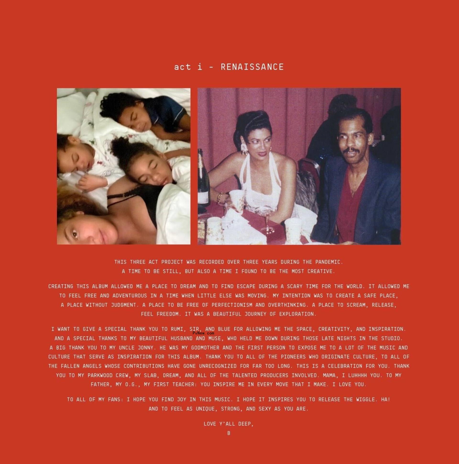 Beyoncé Co<i></i>nfirms ‘Renaissance’ Is the First Part of a ‘Three-Act Project’