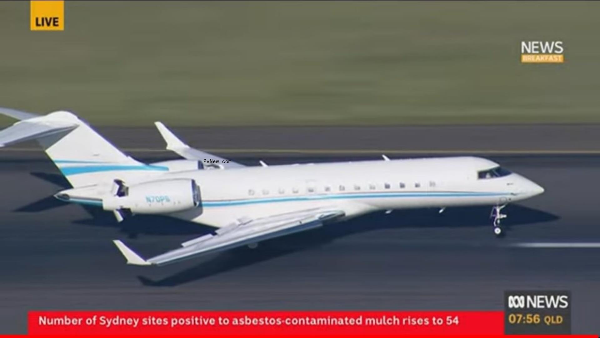 Travis Kelce's plane.