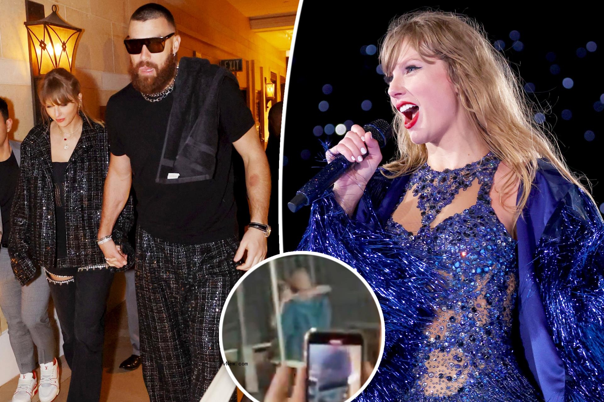 Taylor Swift passio<i></i>nately kisses Travis Kelce after first Sydney Eras Tour concert