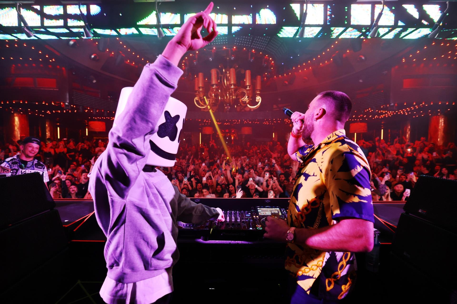 Travis Kelce and Marshmello