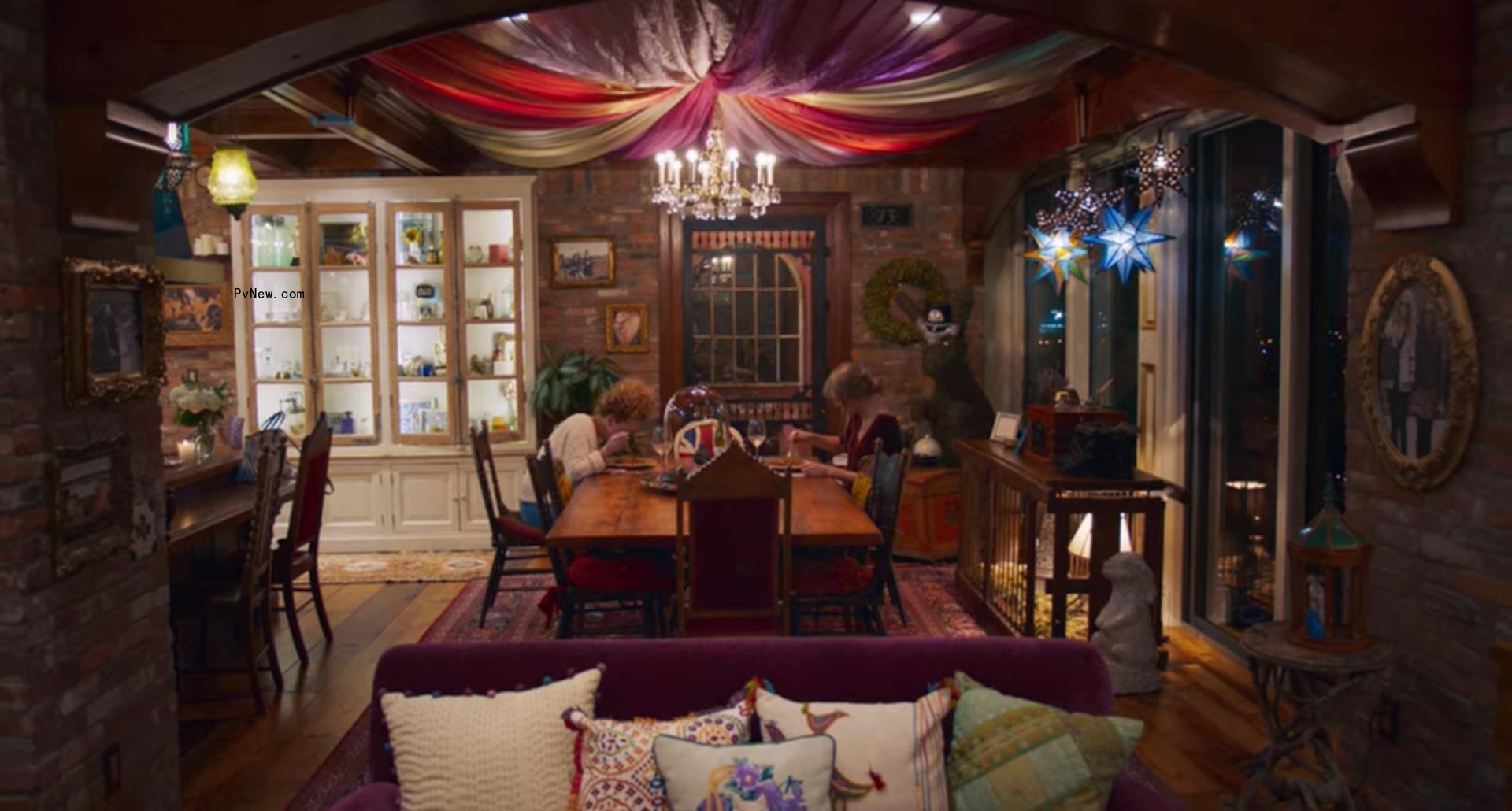 Taylor Swift in her Nashville apartment.
