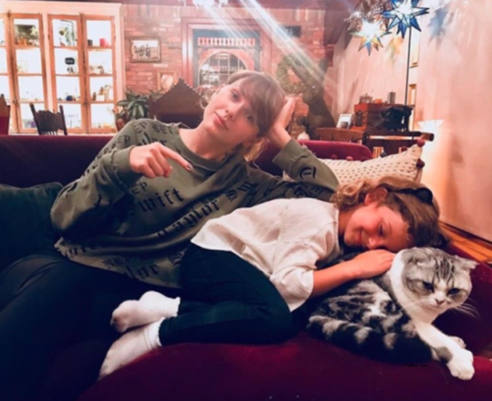 Taylor Swift in her Nashville penthouse.
