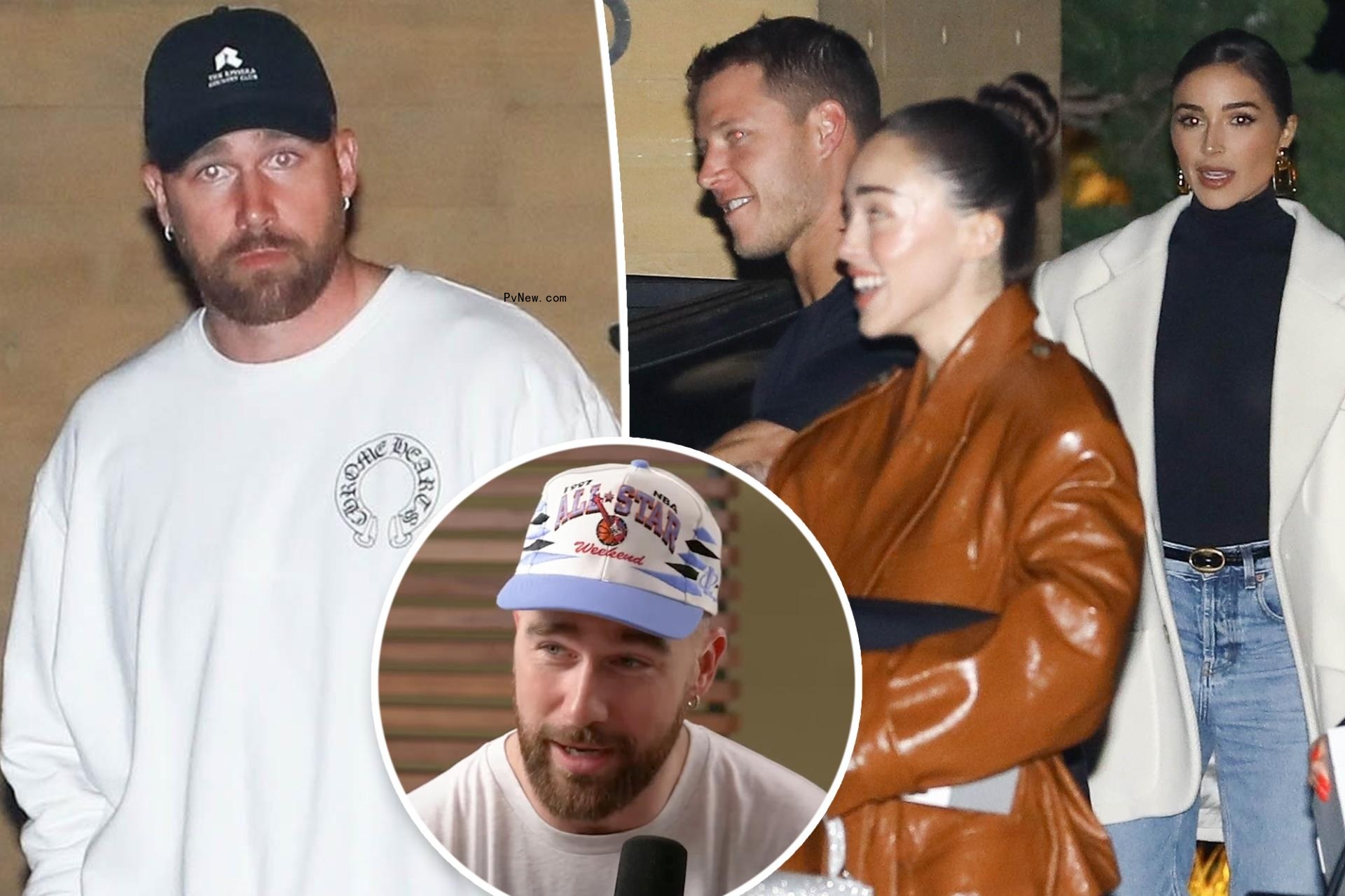 Travis Kelce clarifies Nobu run-in with rival Christian McCaffrey, Olivia Culpo