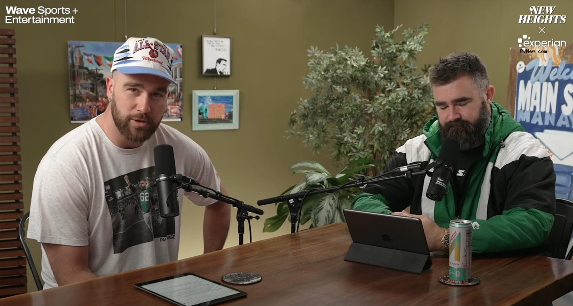 Travis and Jason Kelce on the New Heights Podcasthttps://www.youtube/watch?v=J2-sMGzMKEU
