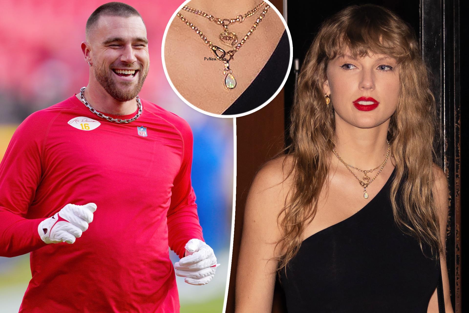 Taylor Swift wears necklace with Travis Kelce’s birthstone amid dating rumors