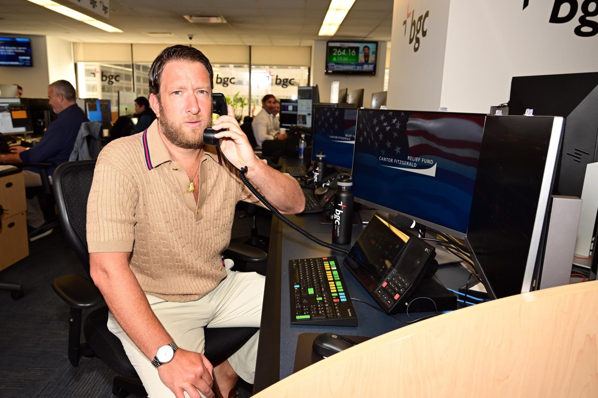 Dave Portnoy on the phone