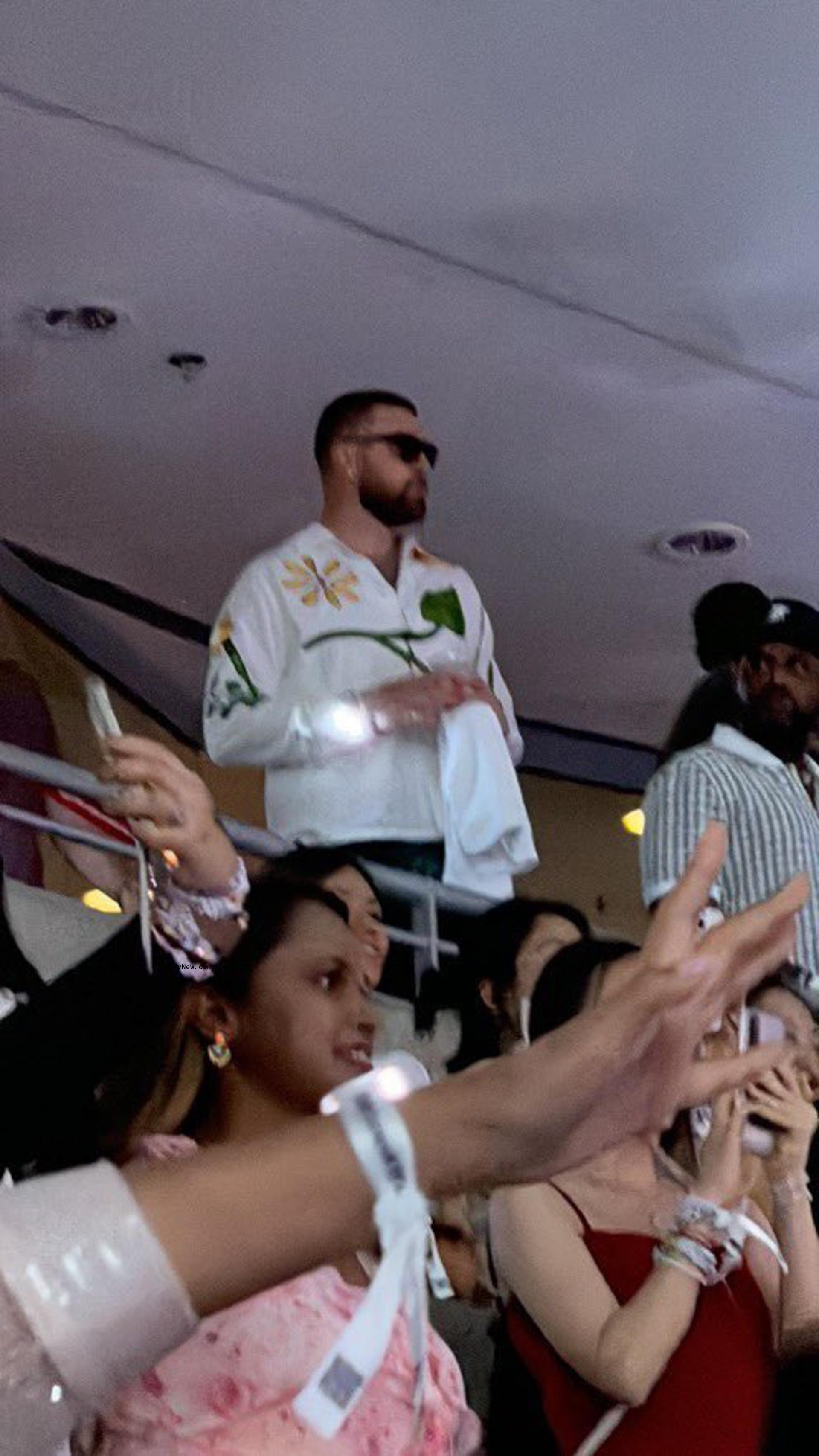 Travis Kelce at Taylor Swift's concert.