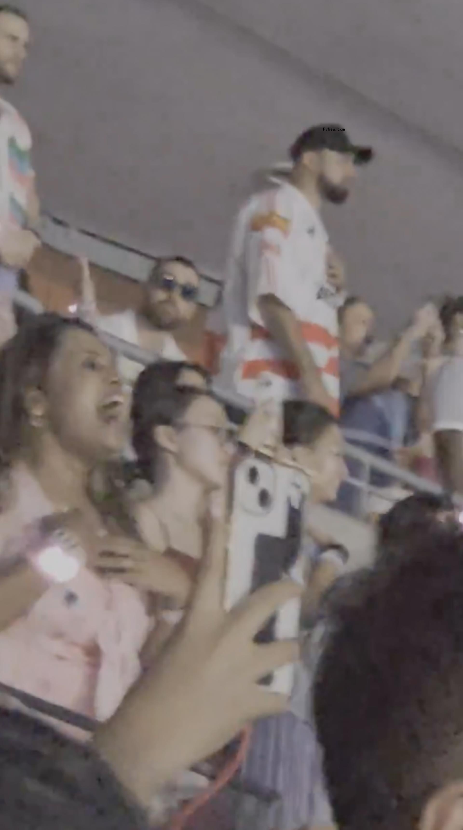 Travis Kelce at Taylor Swift's Singapore concert.