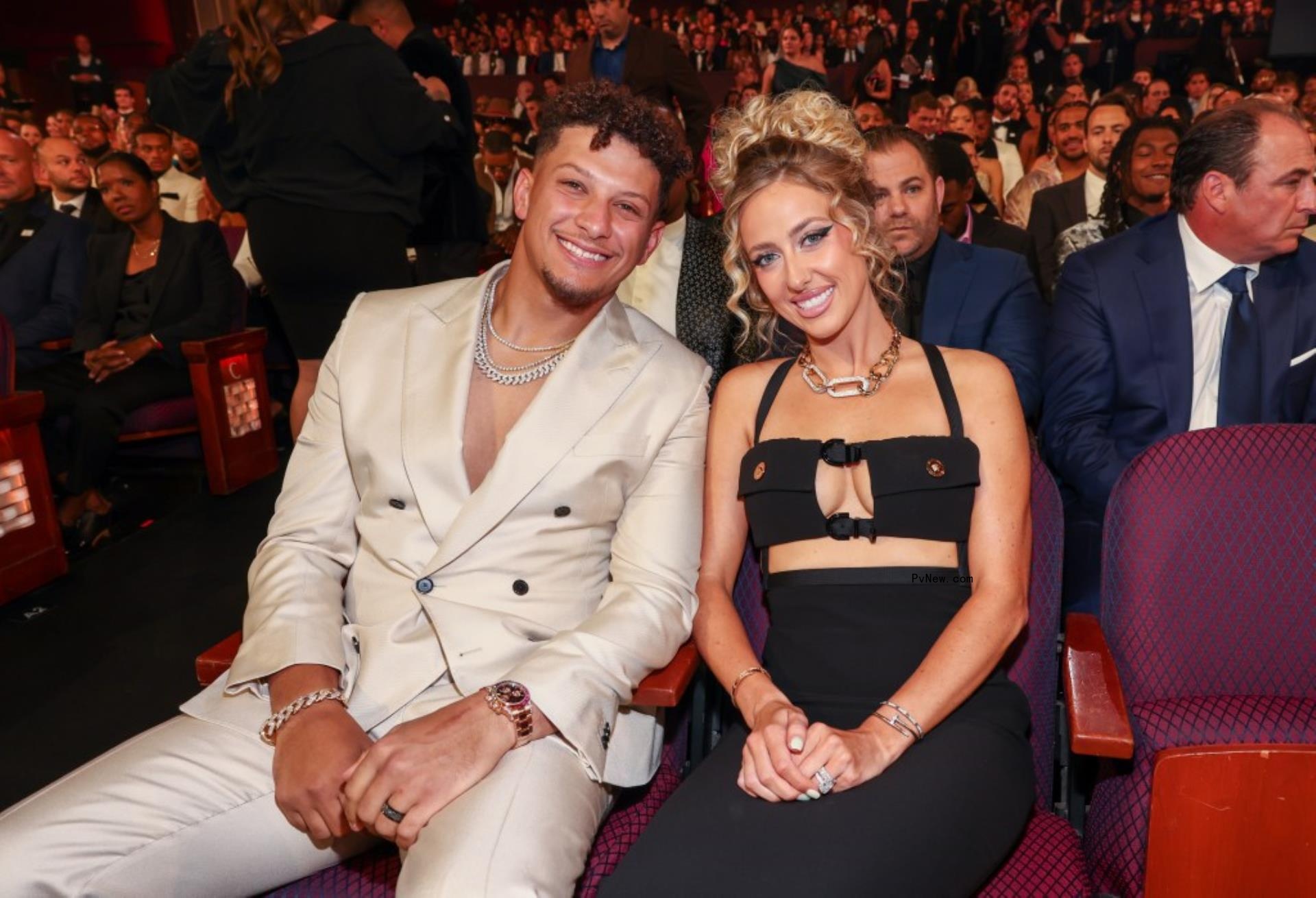 Patrick Mahomes and Brittany Mahomes