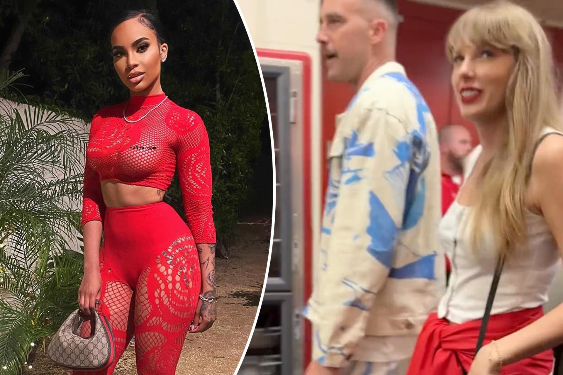 Travis Kelce’s ex Maya Benberry questions ‘genuineness’ of ‘narcissist’ athlete’s romance with Taylor Swift