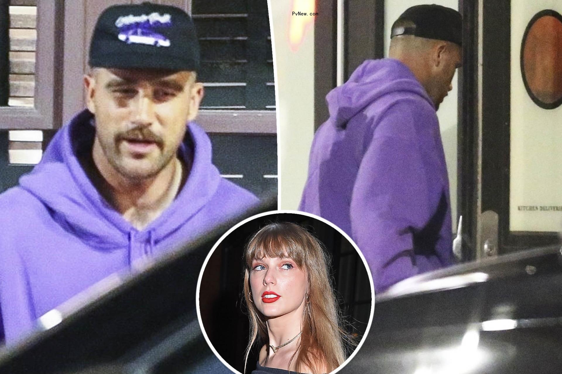 Travis Kelce enjoys birthday dinner with pals at Kansas City restaurant amid Taylor Swift romance: report