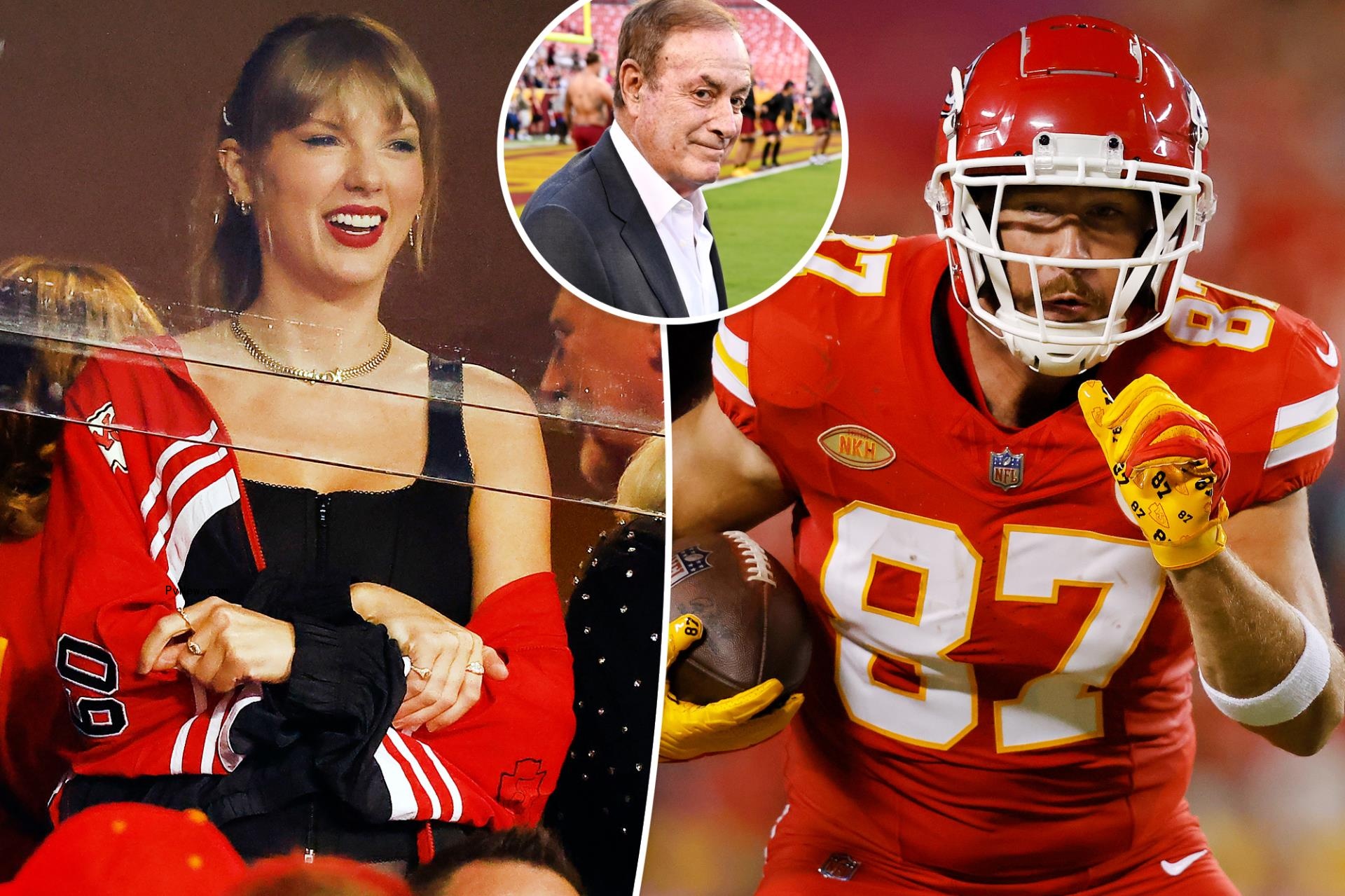 Al Michaels calls Taylor Swift Travis Kelce’s ‘girlfriend’ during Chiefs vs. Bro<i></i>ncos game
