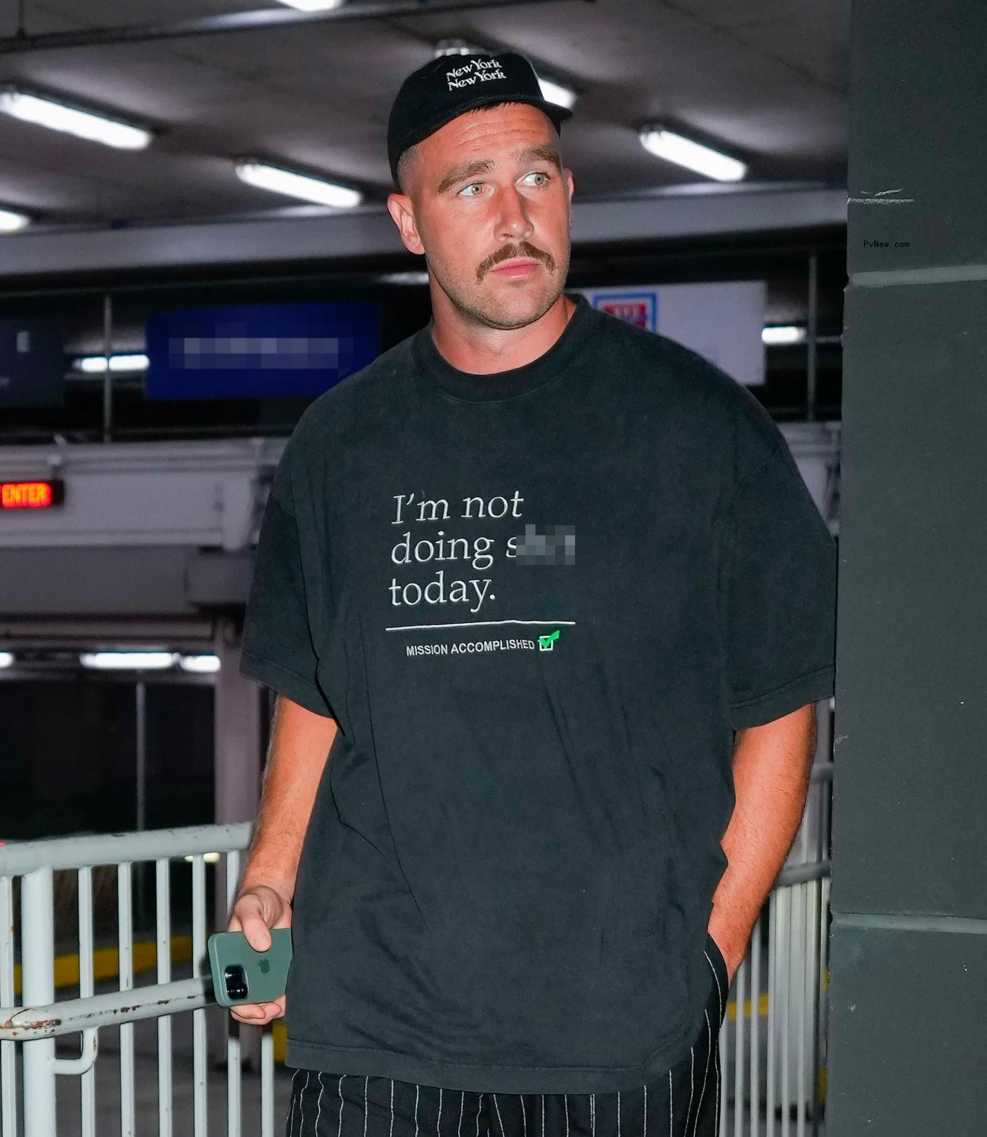 travis kelce in nyc