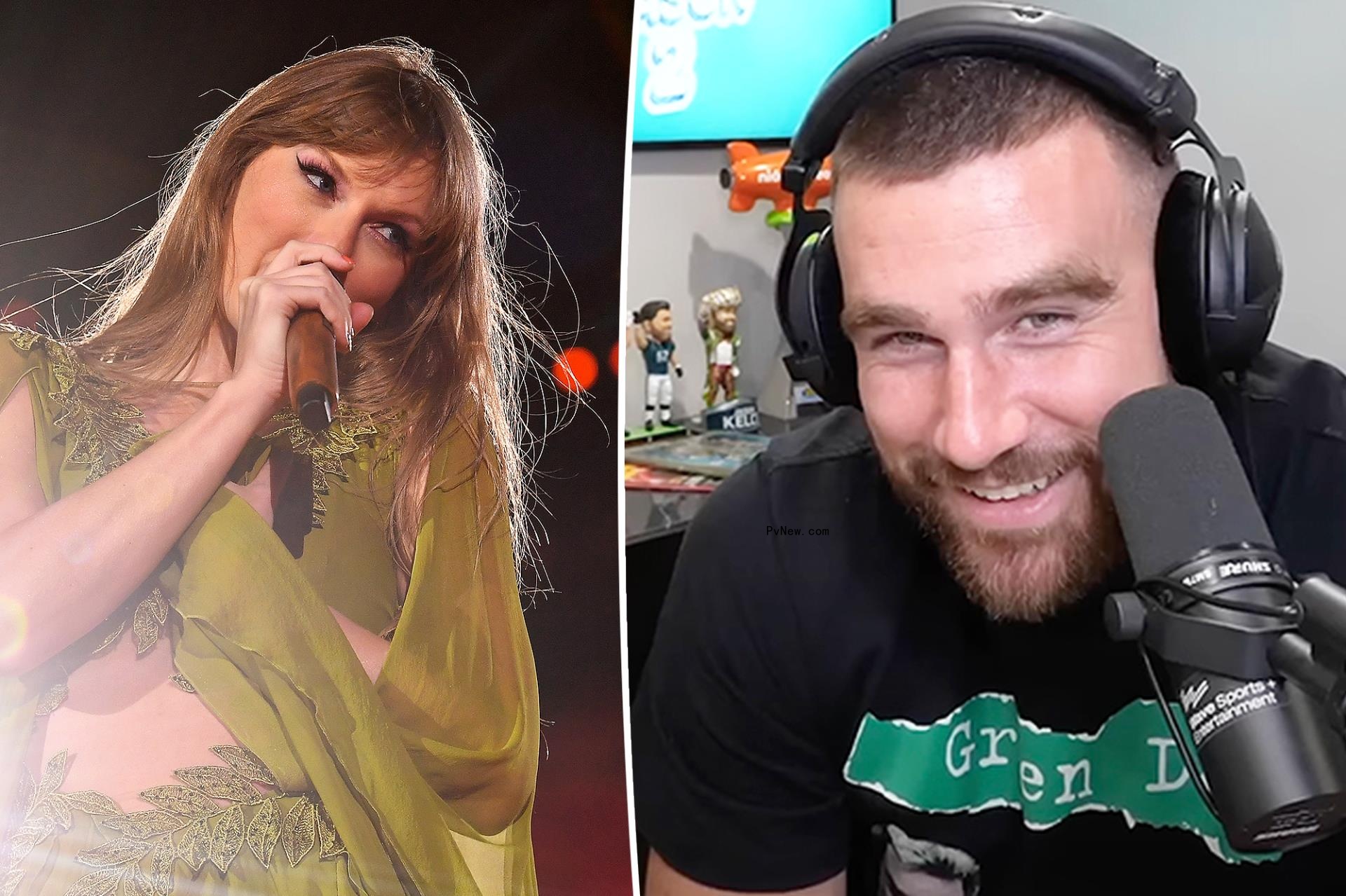 Travis Kelce gives Taylor Swift a ‘shout-out’ ahead of her Eras Tour co<i></i>ncerts in Brazil