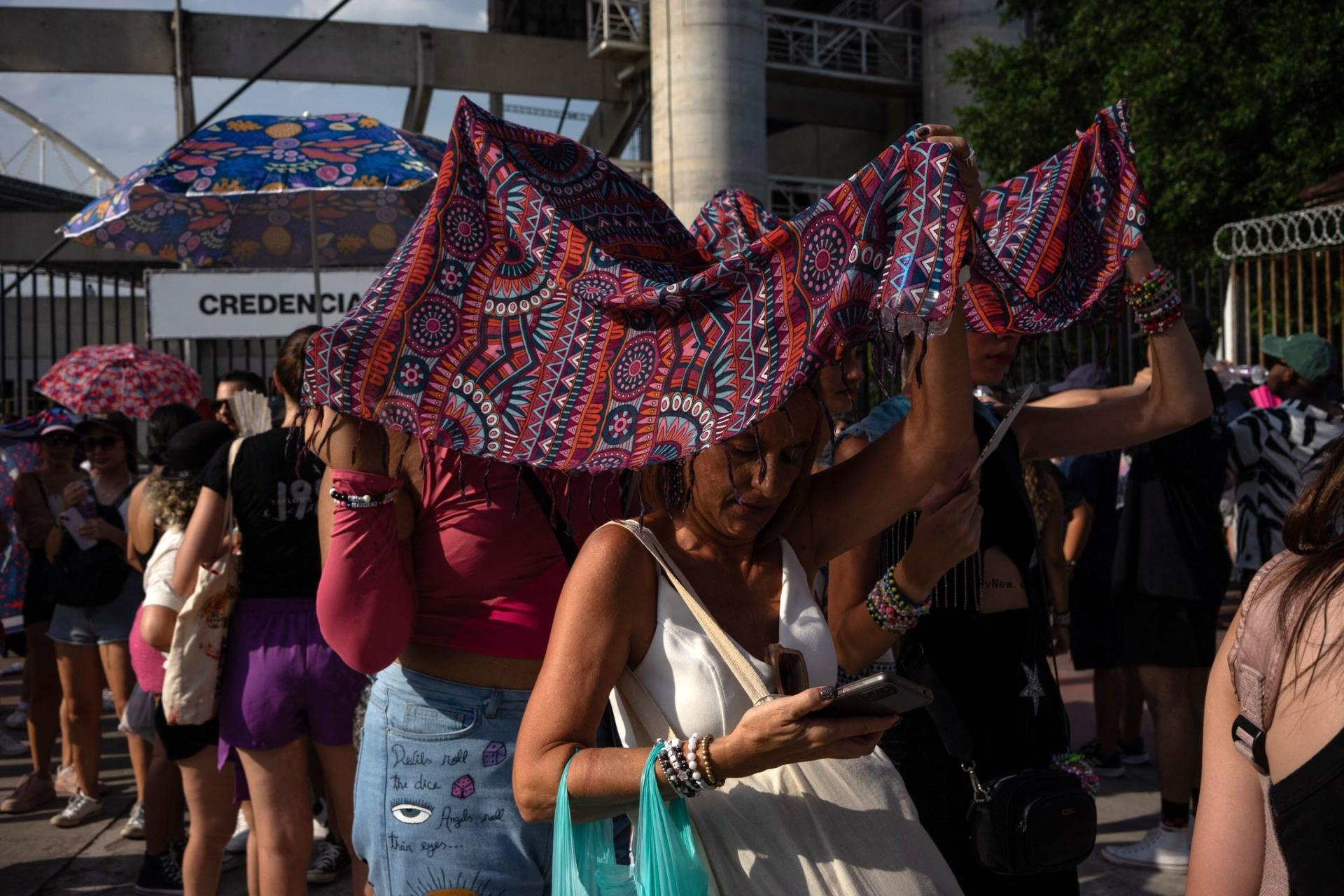 Fans at the Eras Tour co<i></i>ncert in Brazil.
