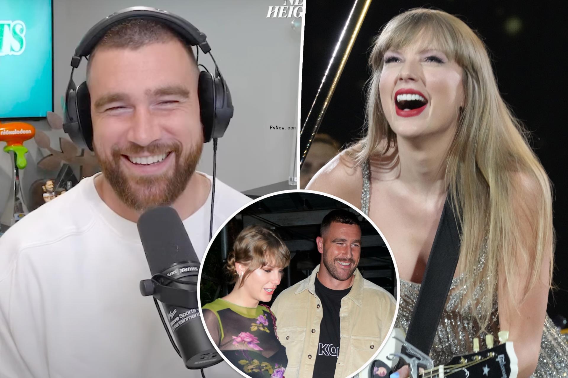 Fans think Travis Kelce hinted he’s in love with Taylor Swift