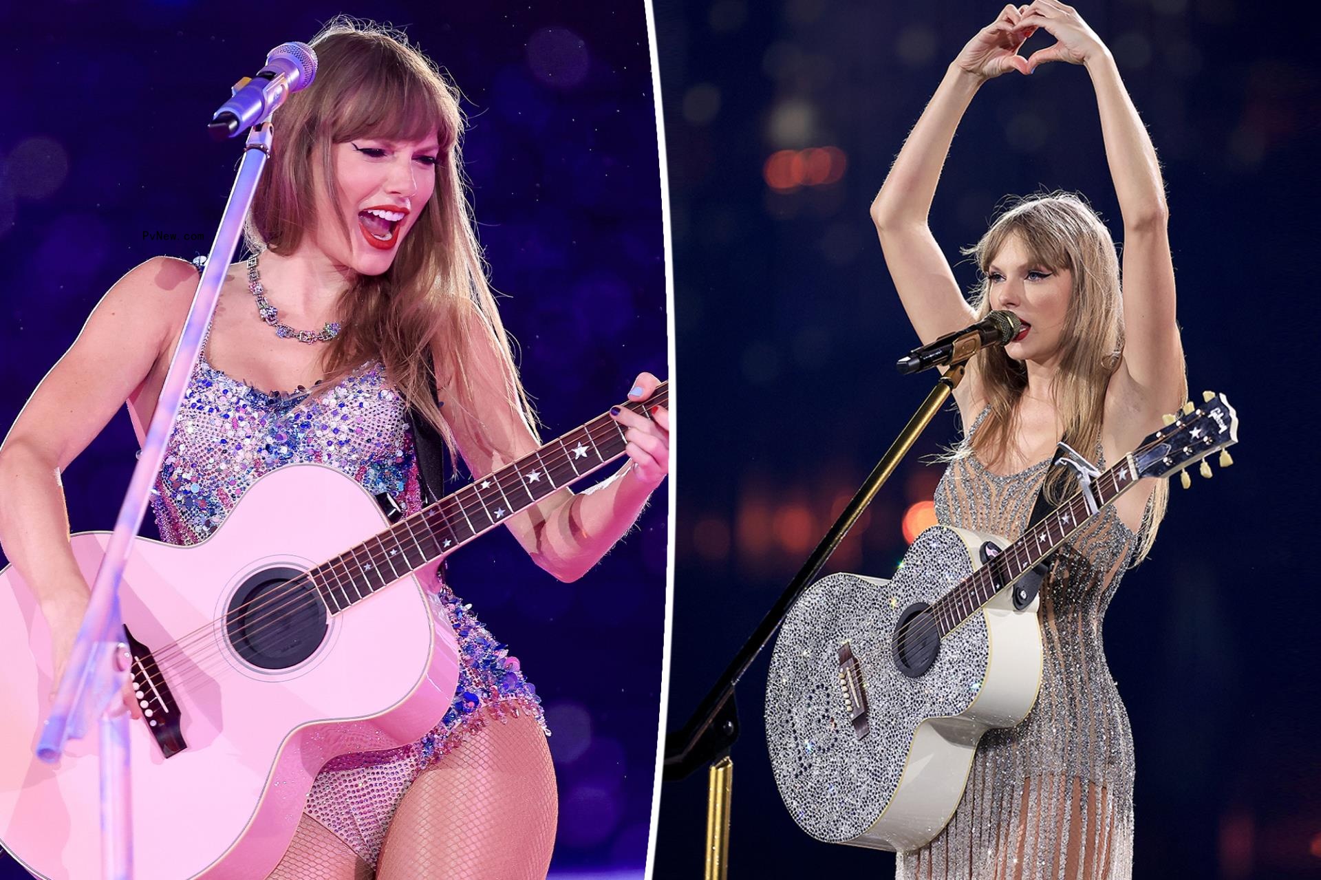 Taylor Swift appears in good spirits at Brazil show one week after ‘traumatic’ death of fan