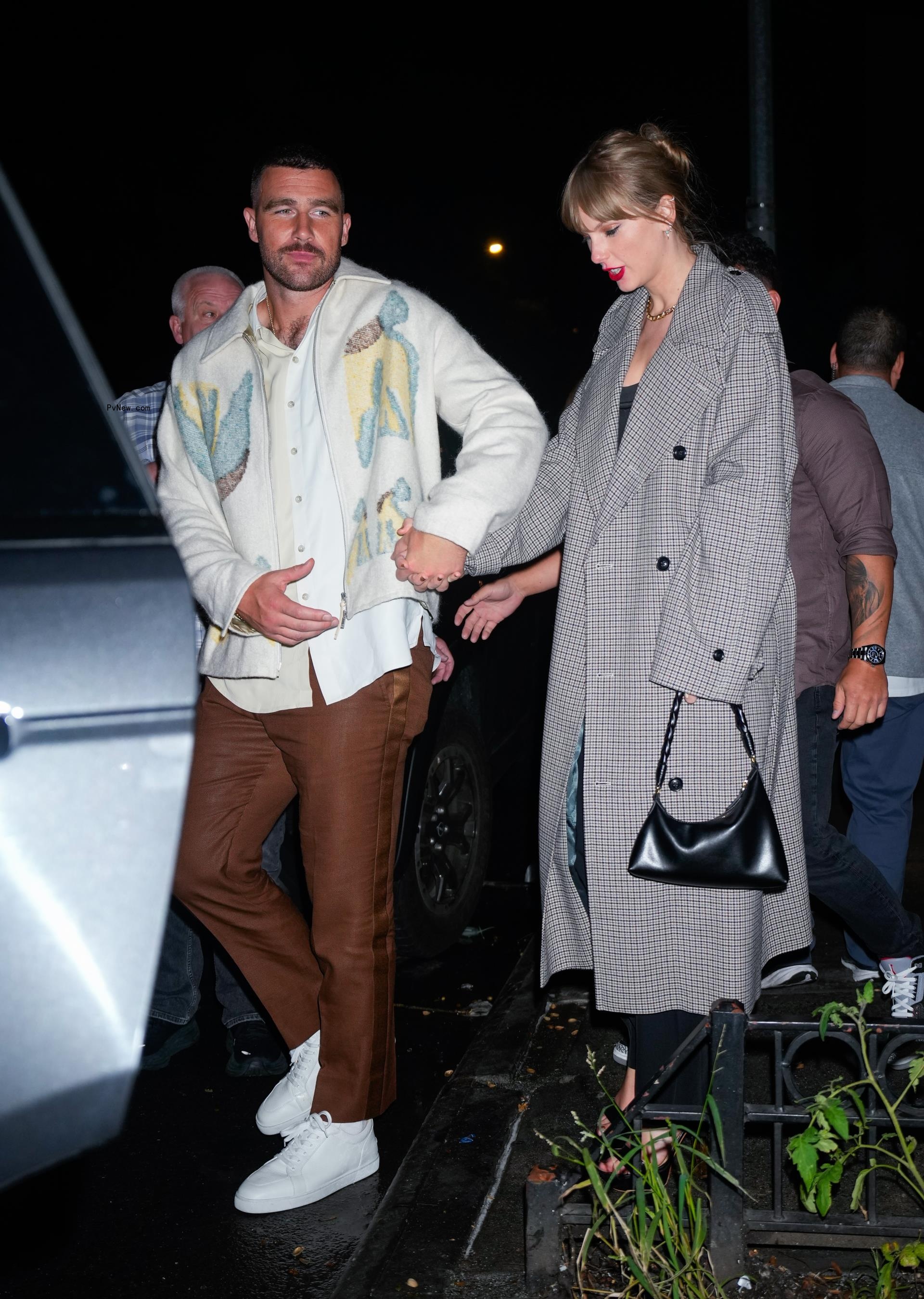 Taylor Swift and Travis Kelce.