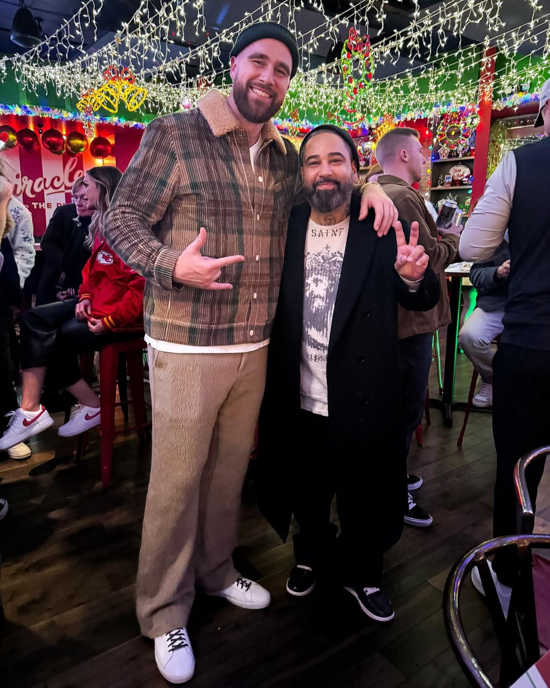 Travis Kelce and Jaysse Lopez