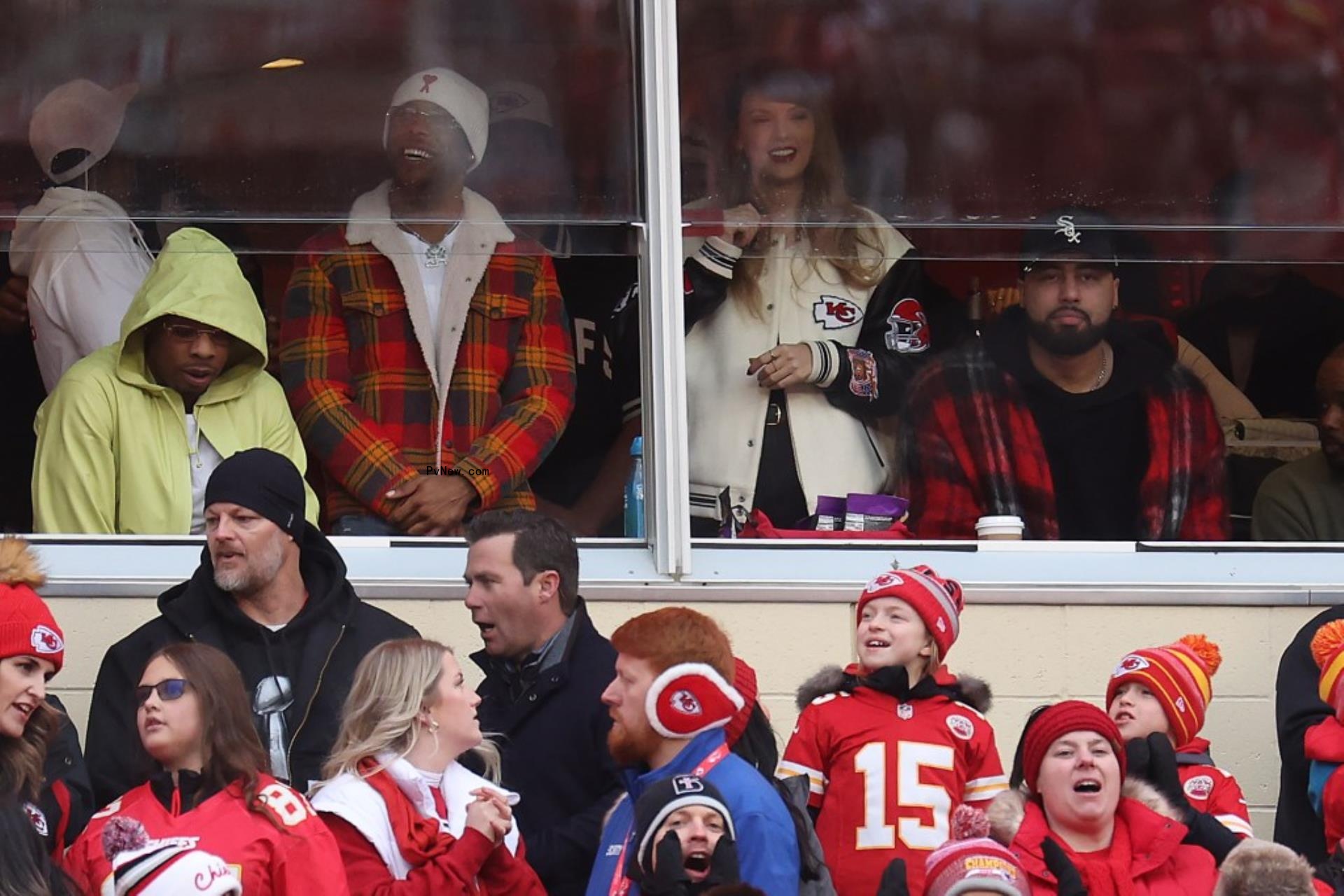 Taylor Swift at Chiefs game