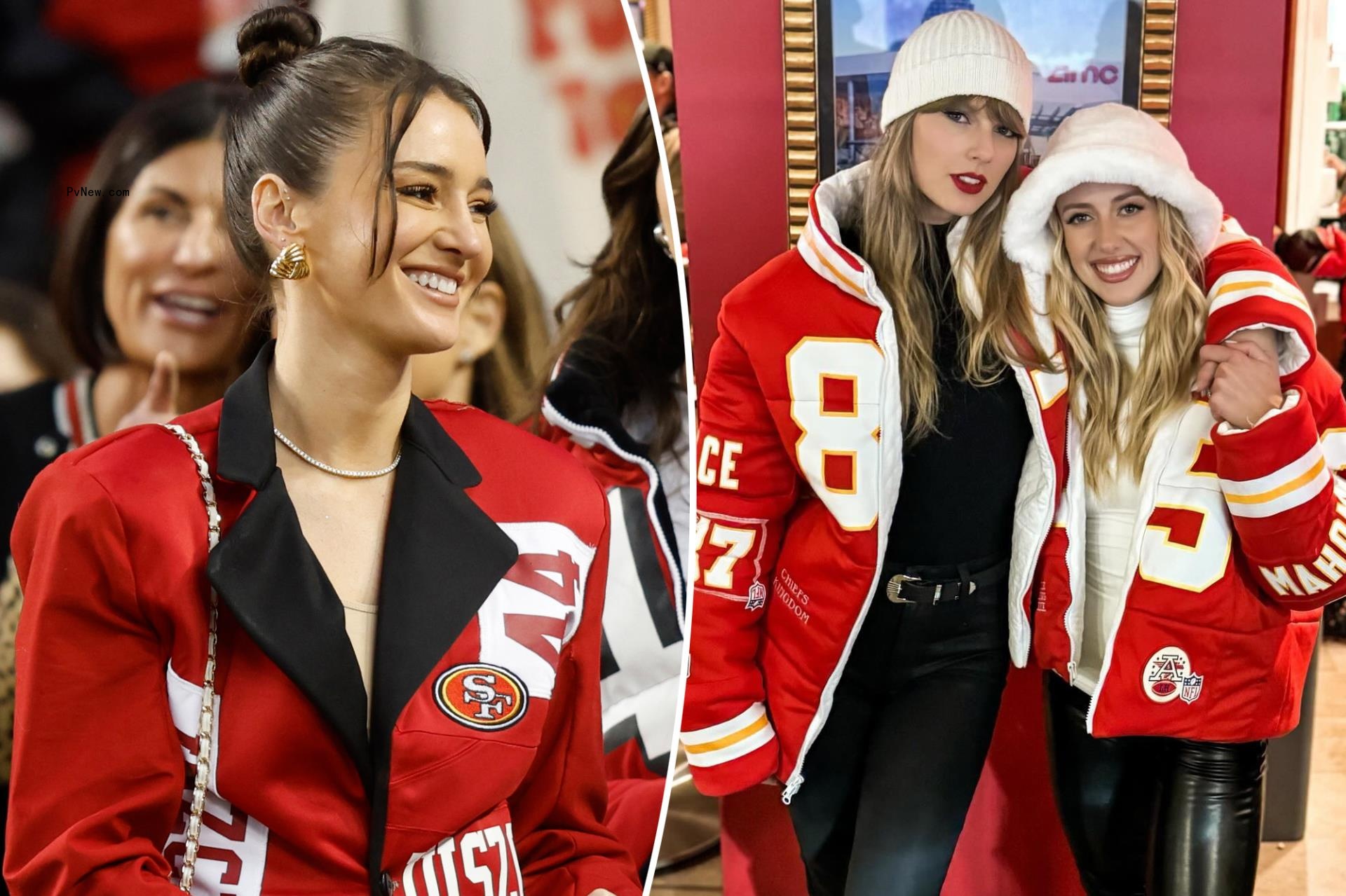 Kristin Juszczyk lands NFL deal after creating viral jackets for Taylor Swift and Brittany Mahomes