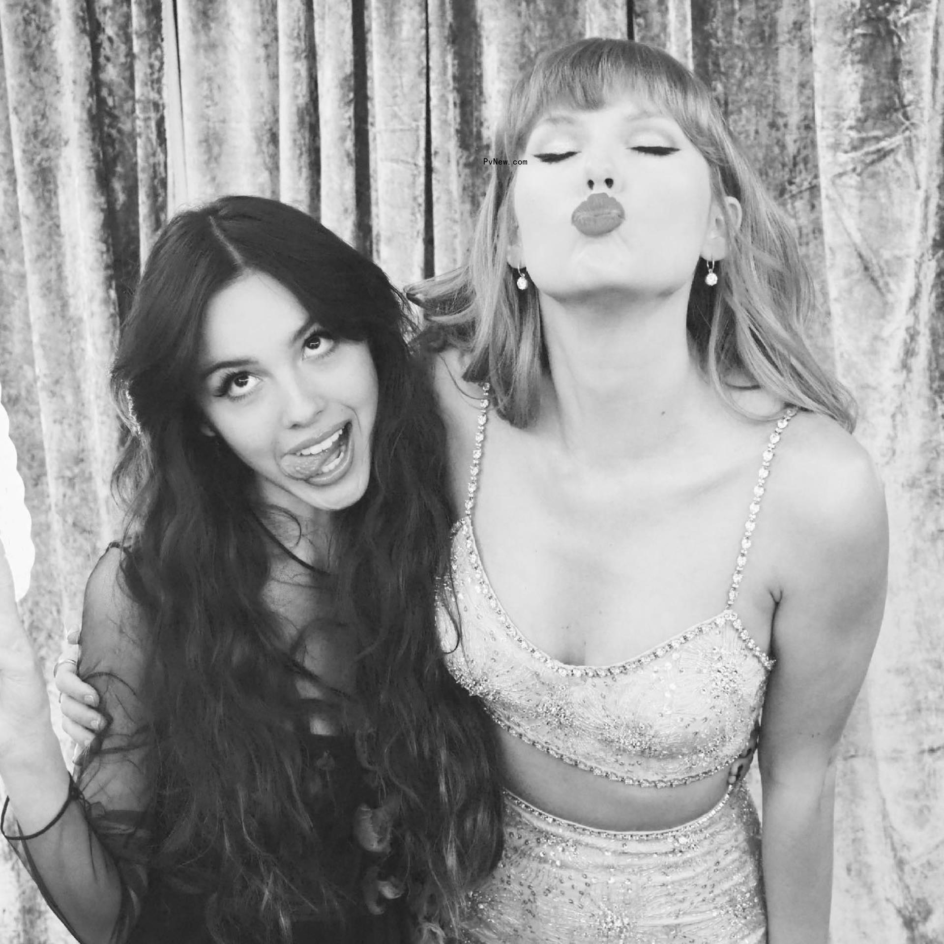 Taylor Swift and Olivia Rodrigo.