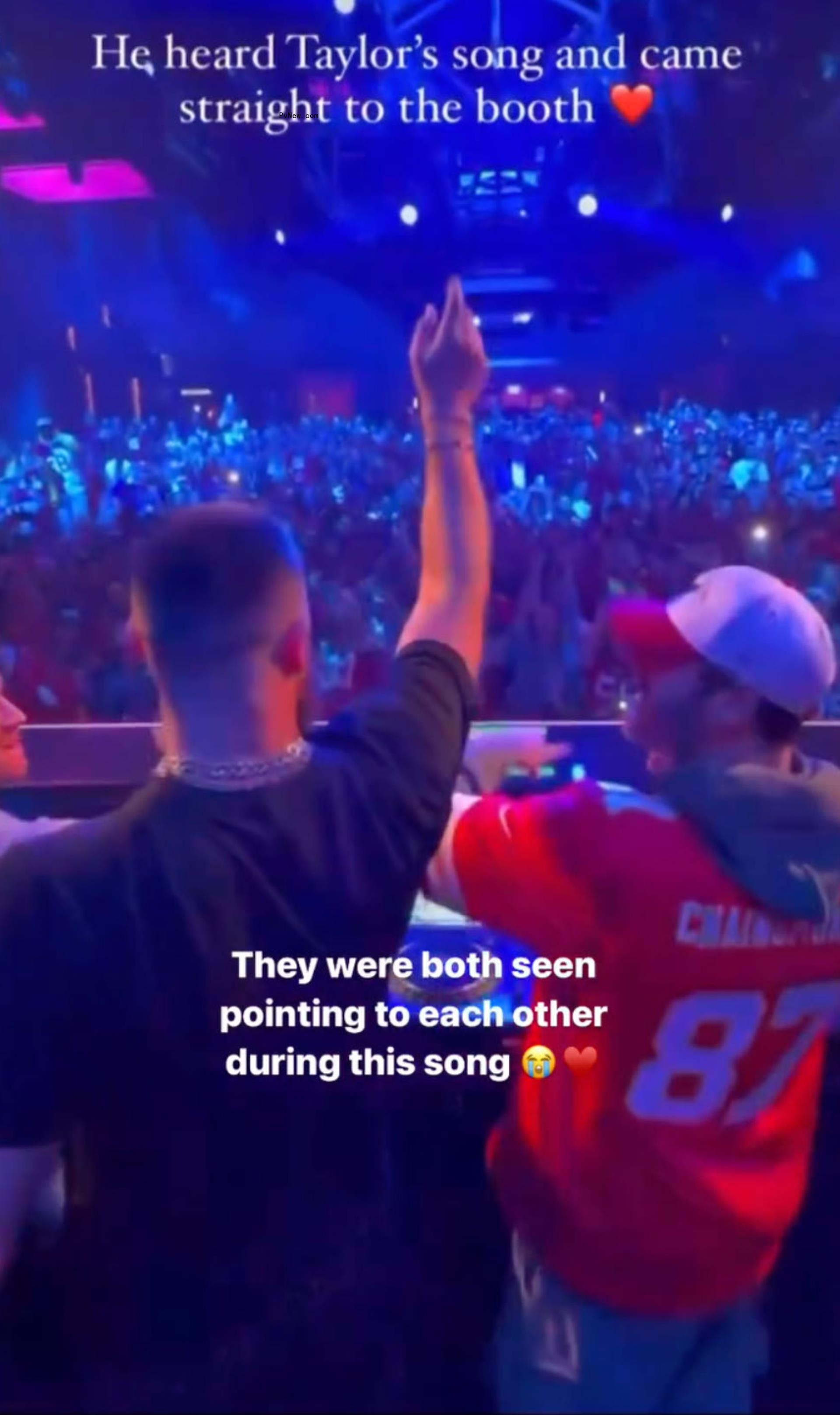 Travis Kelce at the Super Bowl 2024 afterparty.