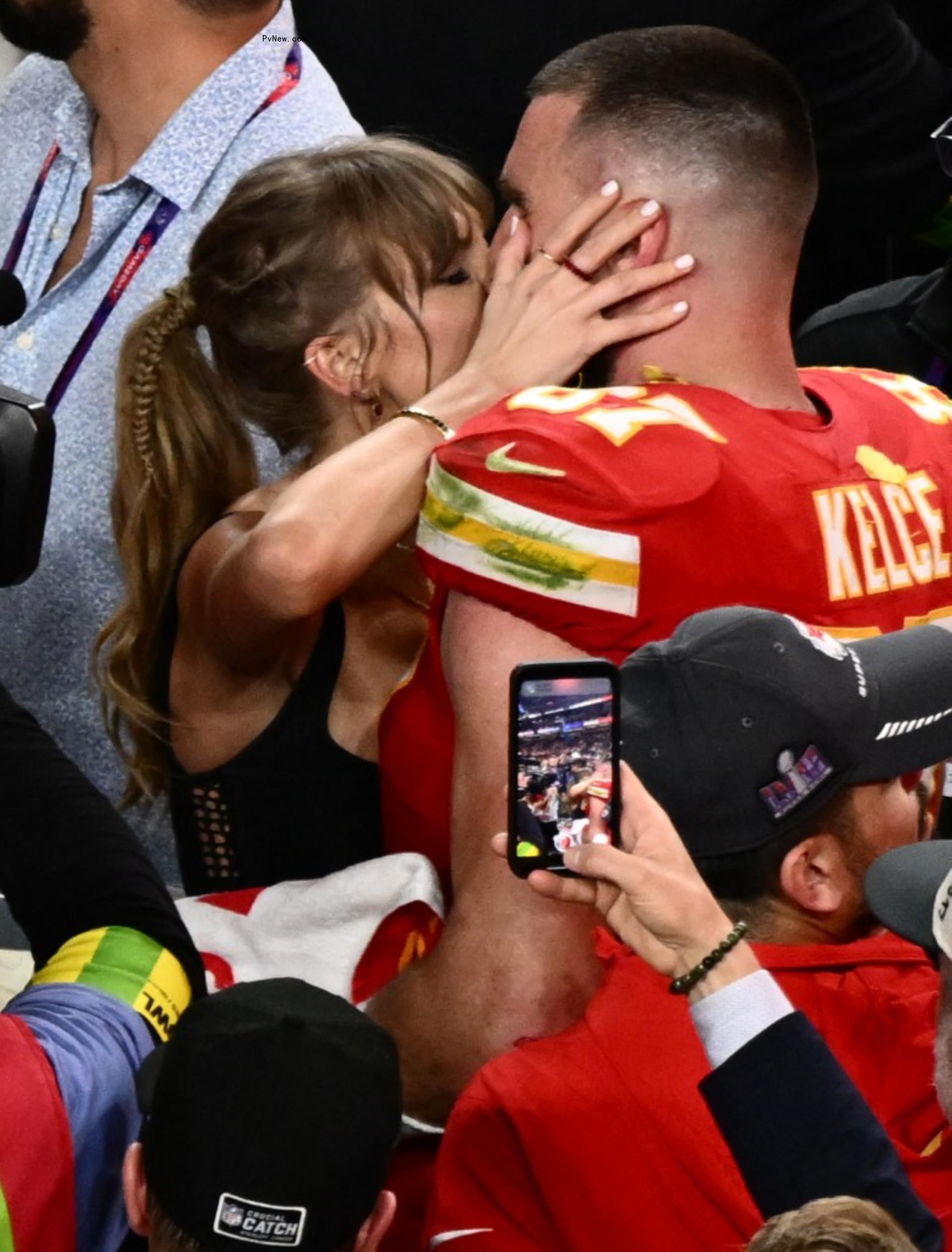 Taylor Swift and Travis Kelce