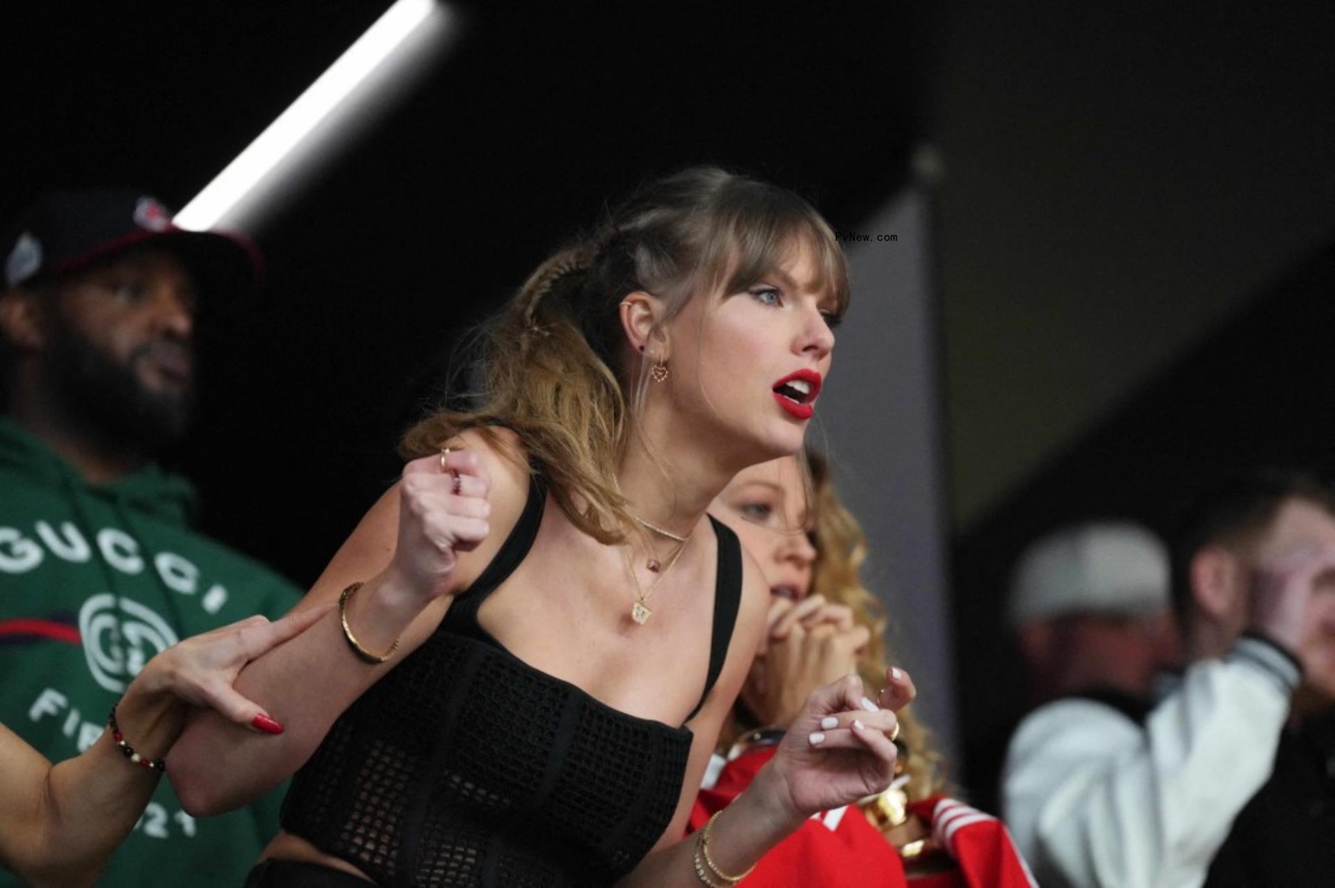 Taylor Swift at Super Bowl 2024.