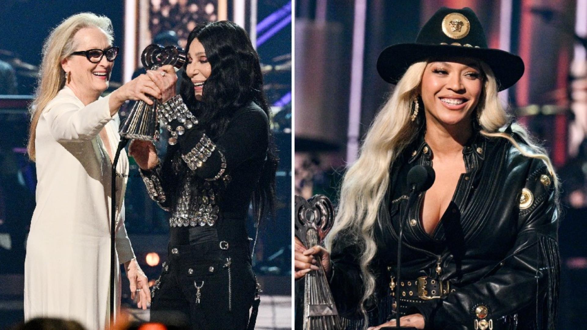 Meryl Streep Praises Cher’s ‘Open, Battered, Giant Heart,’ Beyo<i></i>nce Talks ‘Cowboy Carter’ at iHeartRadio Music Awards