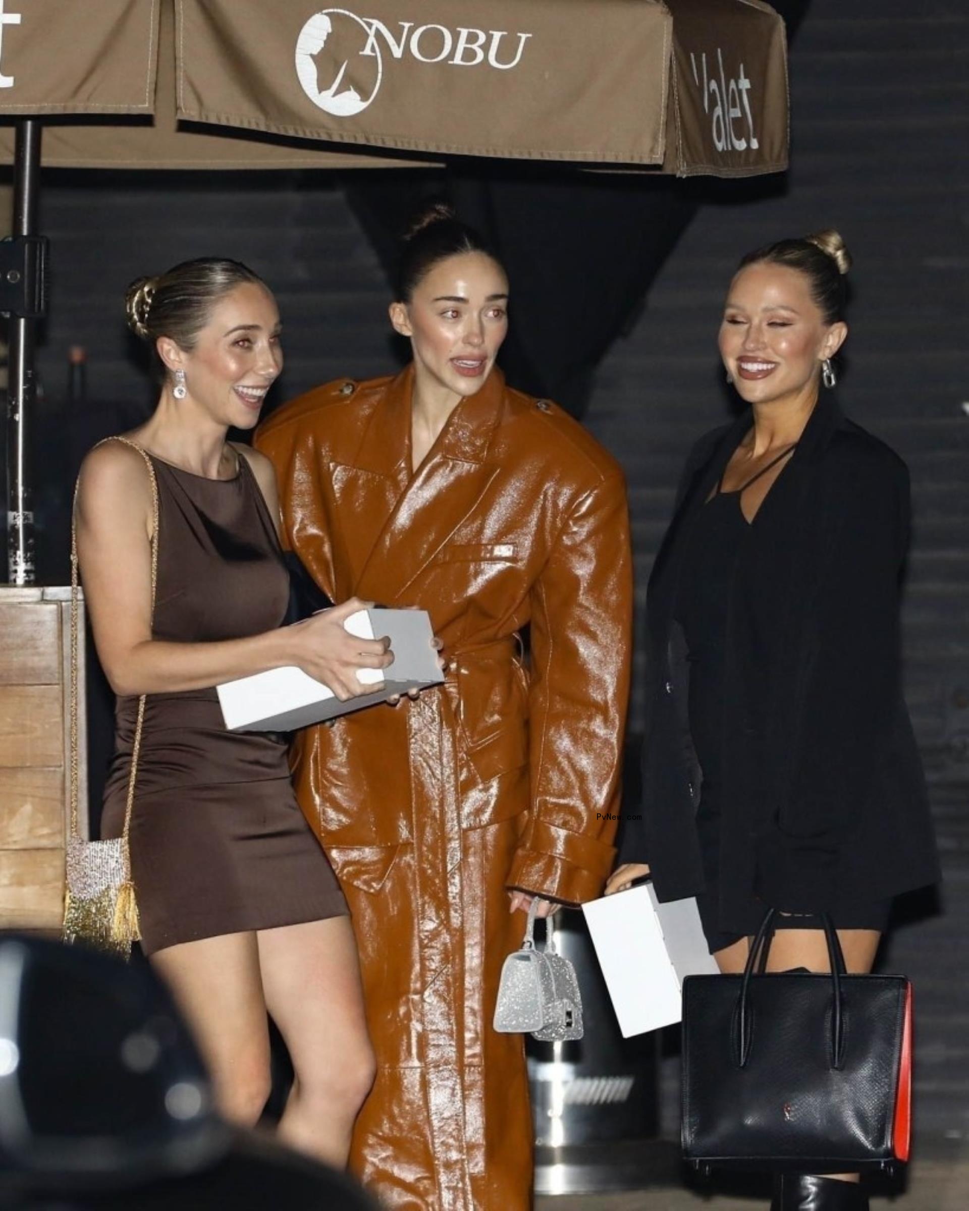 Olivia Culpo and her sisters at Nobu Malibu.