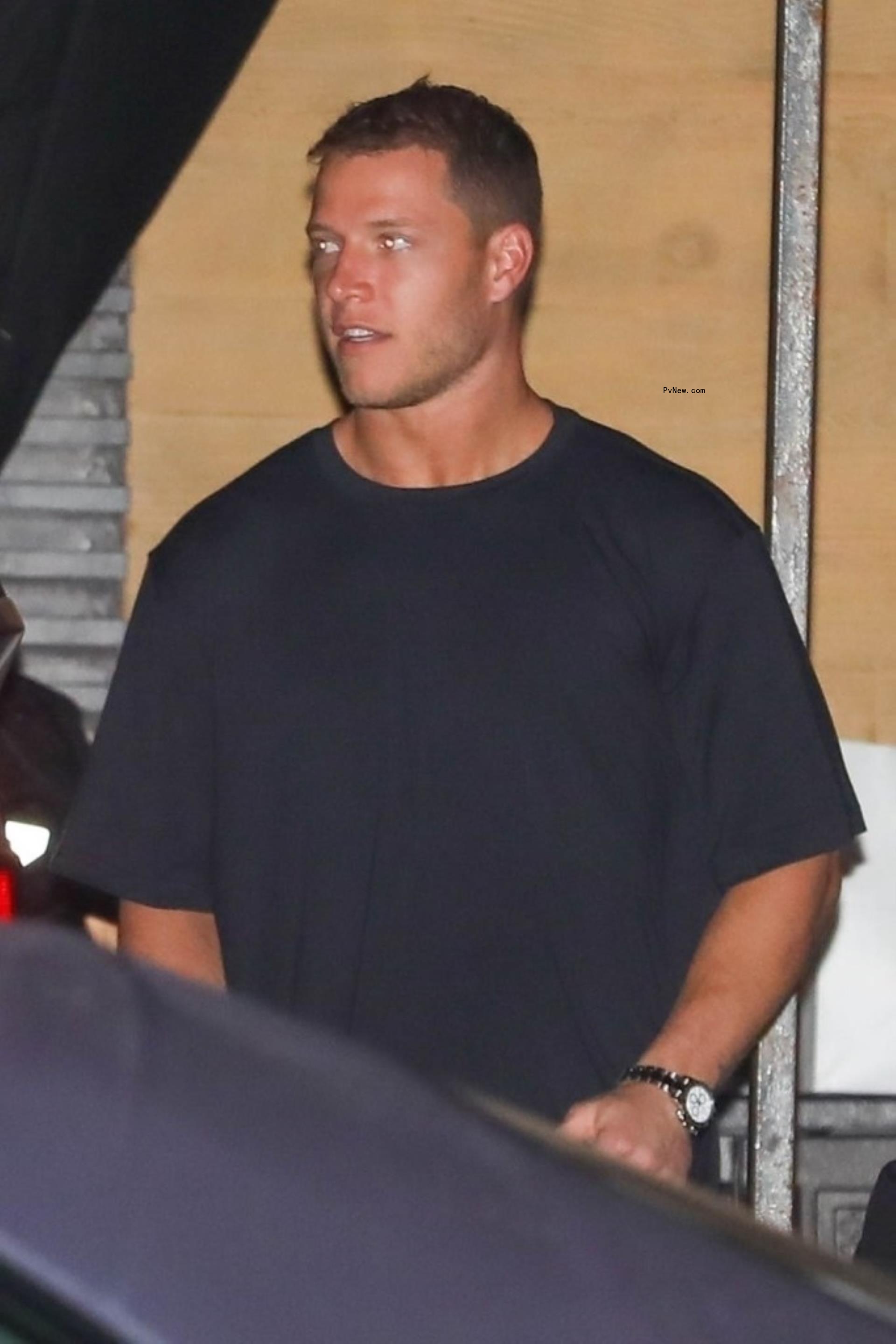 Christian McCaffrey at Nobu Malibu.