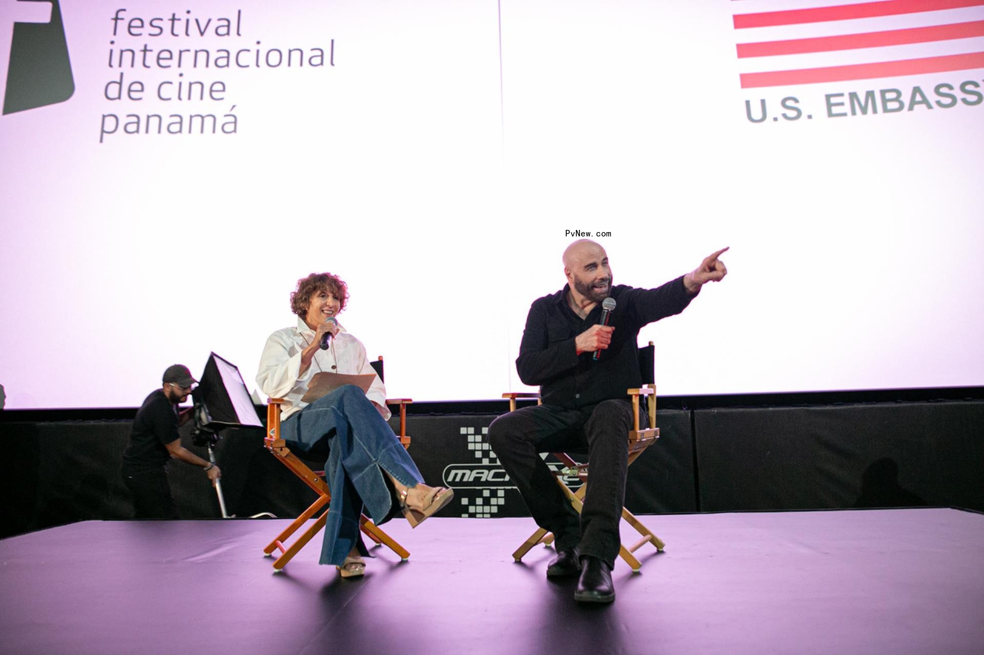 John Travolta Presents ‘Grease’ at 12th IFF Panama, Declares Desire to Work With Latino Filmmakers